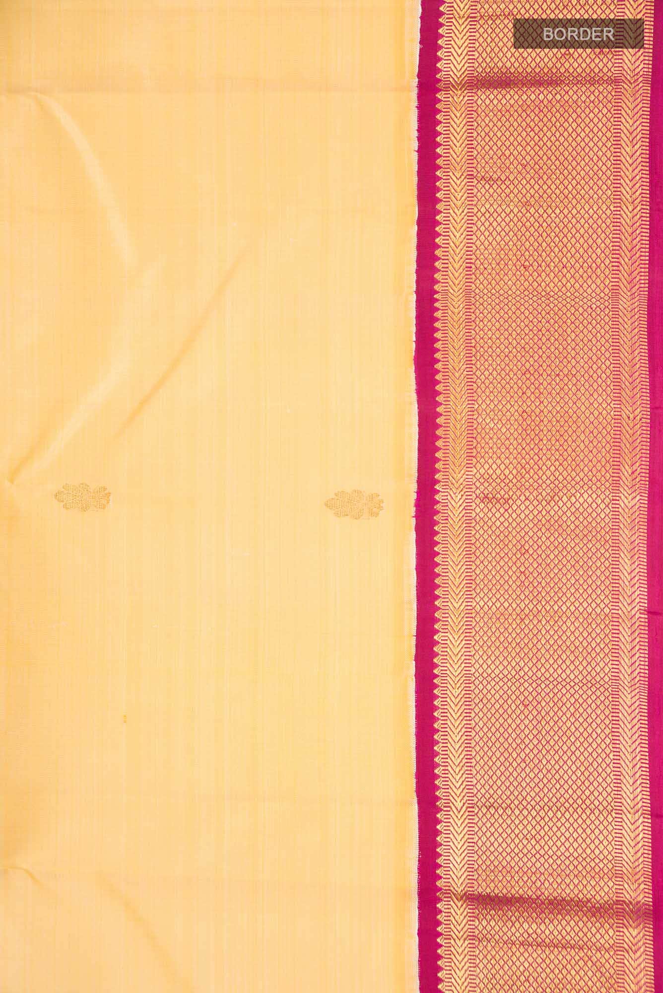 Sandal Kanchipuram Silk Saree