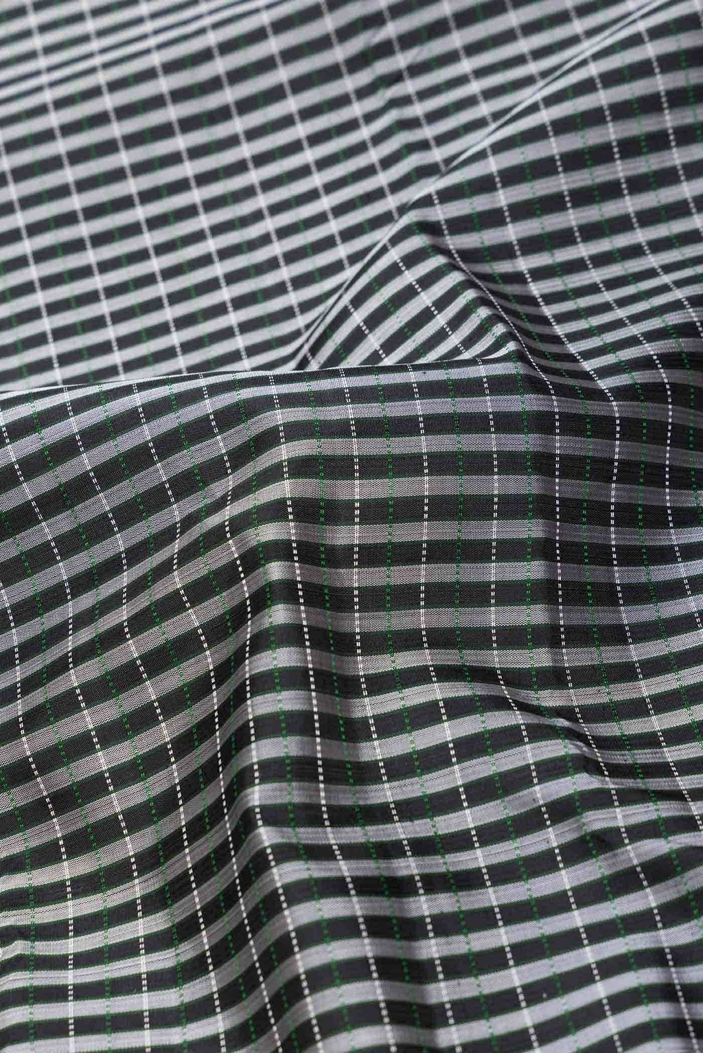 Black Dual Tone Kanchipuram Silk Saree