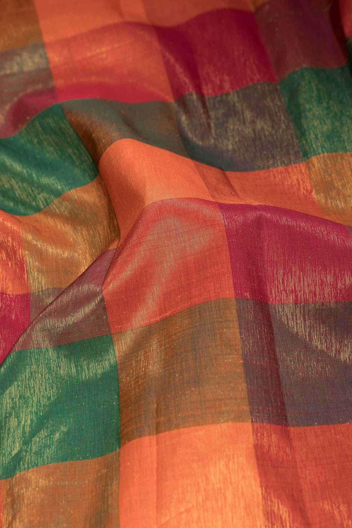 Multi Color Kanjivaram Silk Saree