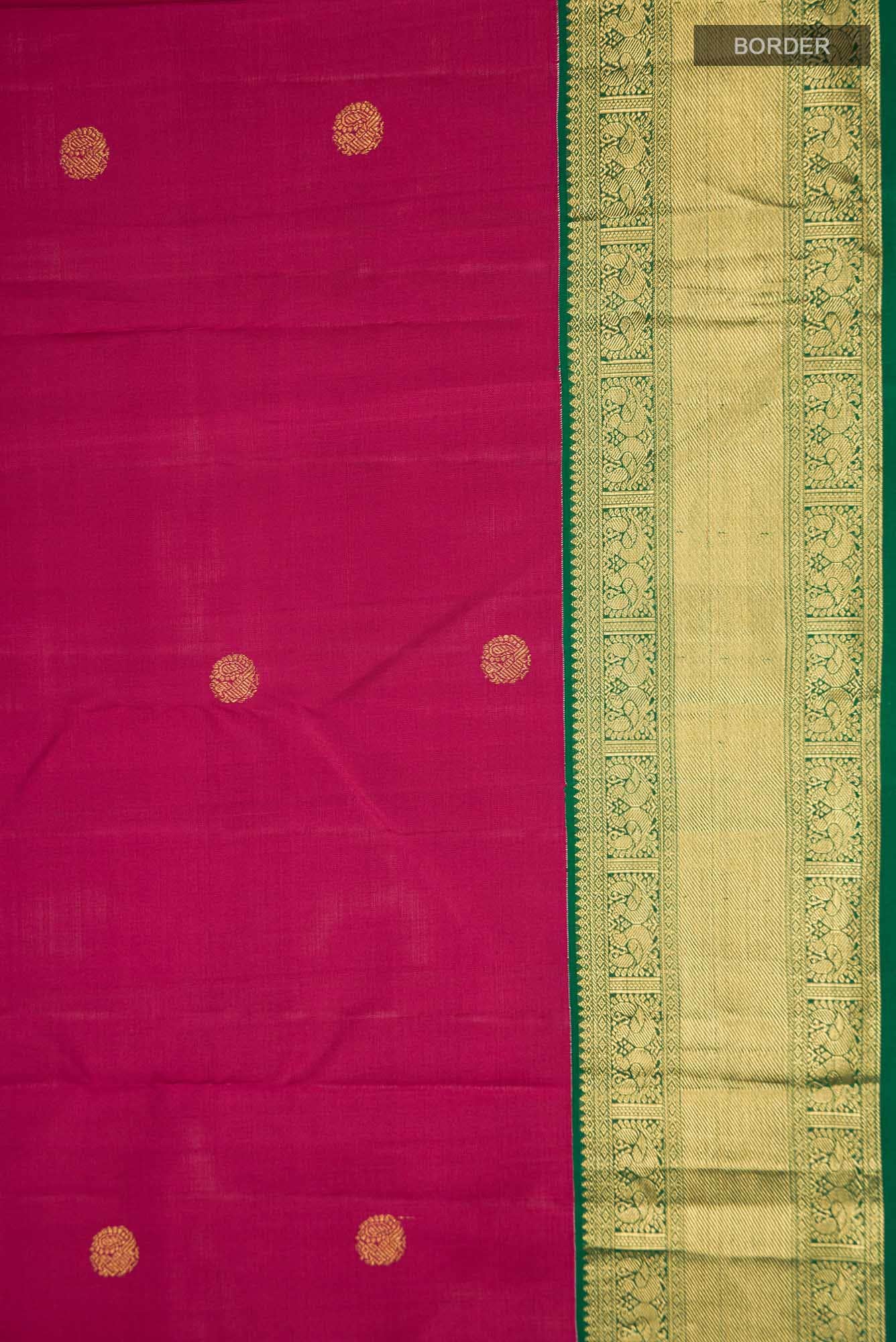 Maroon Kanchipuram Silk Saree