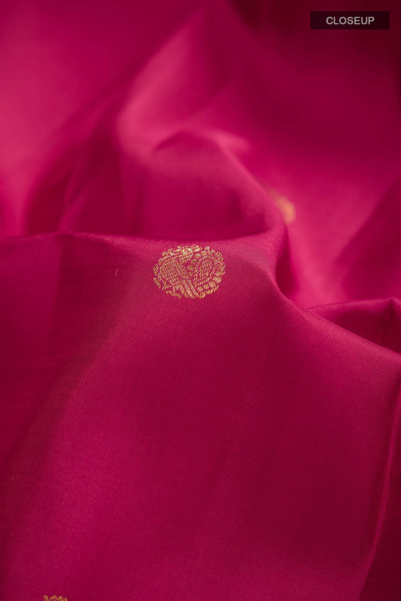 Maroon Kanchipuram Silk Saree