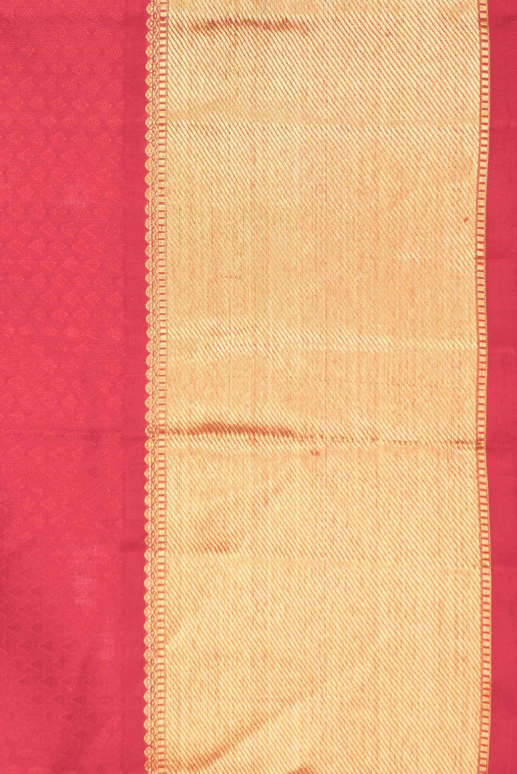 Pure Silk Pure Zari Red Dual Tone Kanchipuram Saree