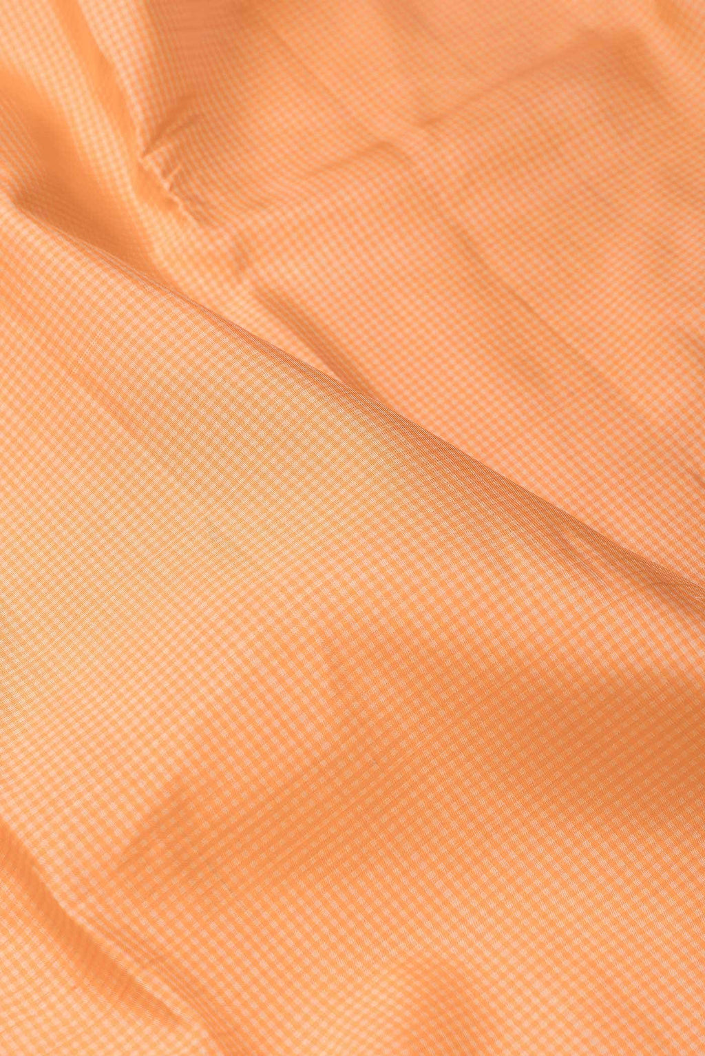 Pure Silk Pure Zari Orange Kanchipuram Saree
