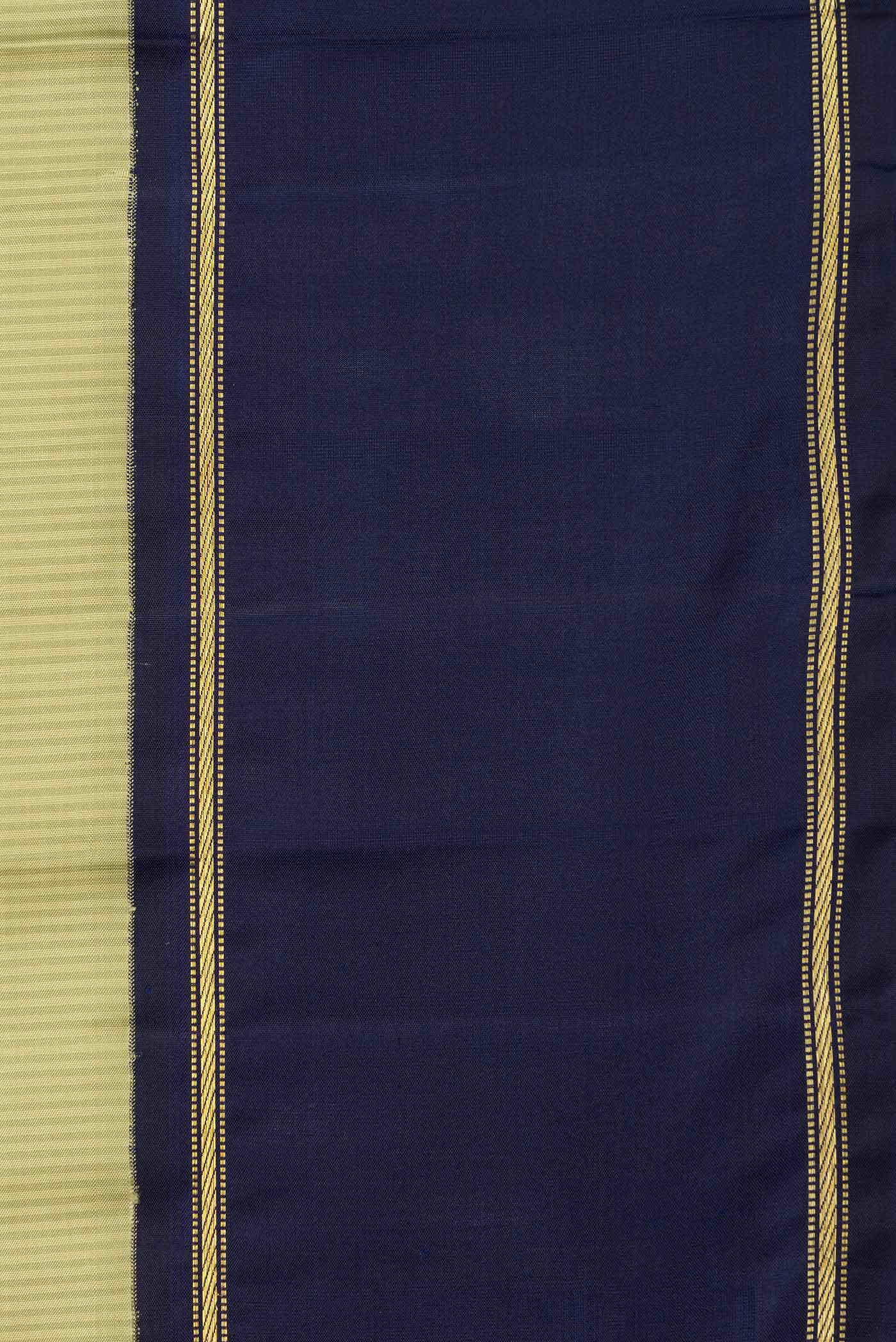 Pure Silk Pure Zari Green Kanchipuram Saree