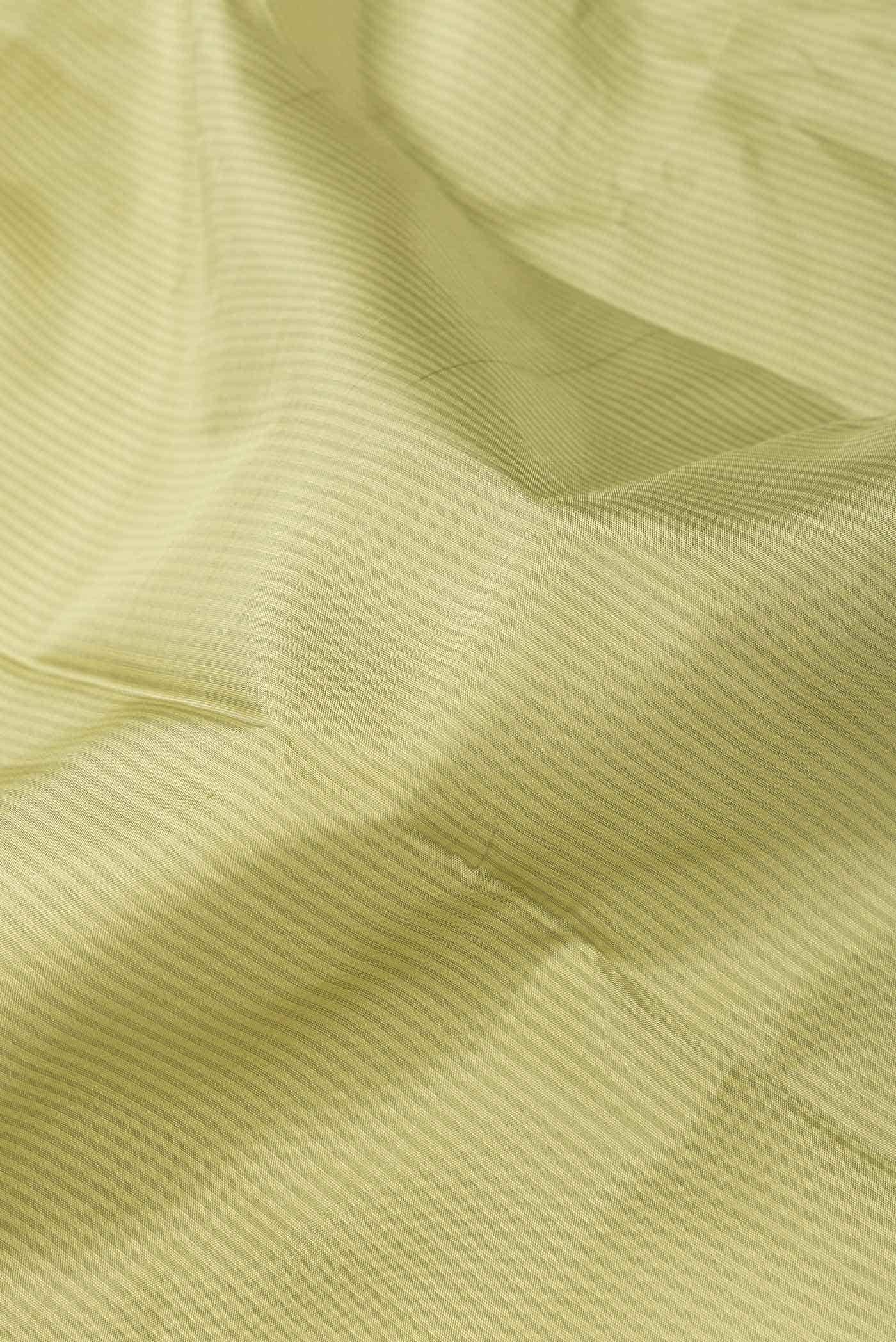 Pure Silk Pure Zari Green Kanchipuram Saree