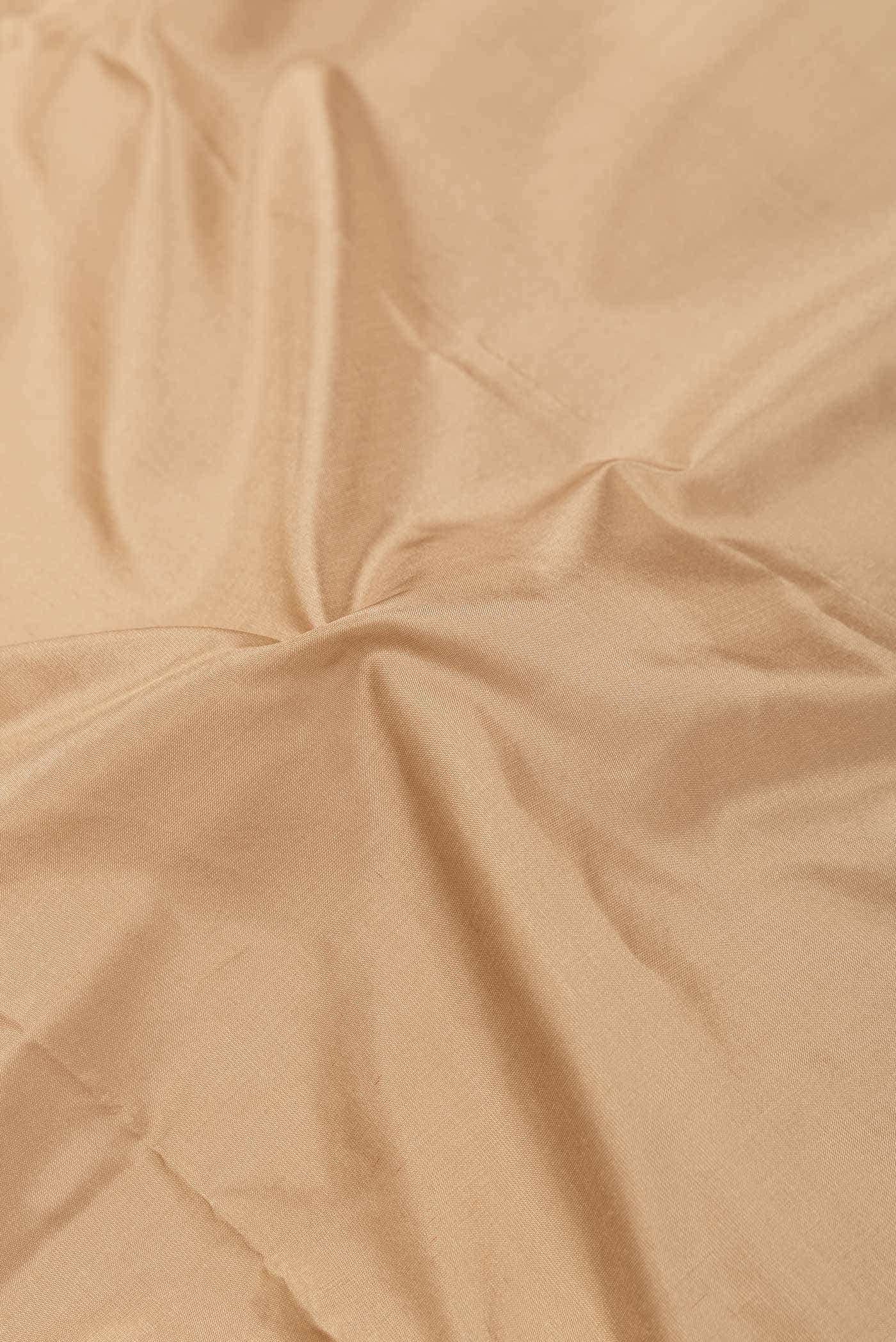 Dark Beige Dual Tone Kanchipuram Silk Saree