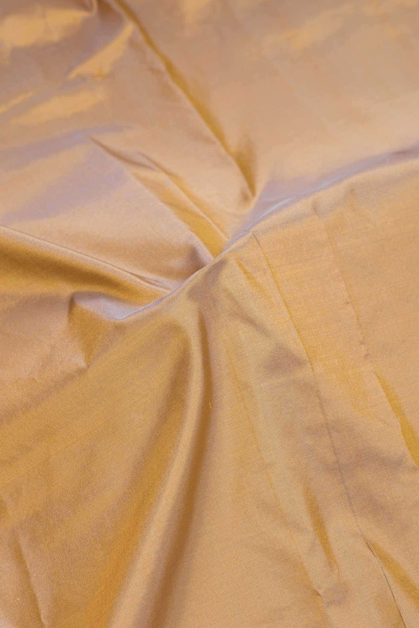 Gold Dual Tone Kanchipuram Silk Saree