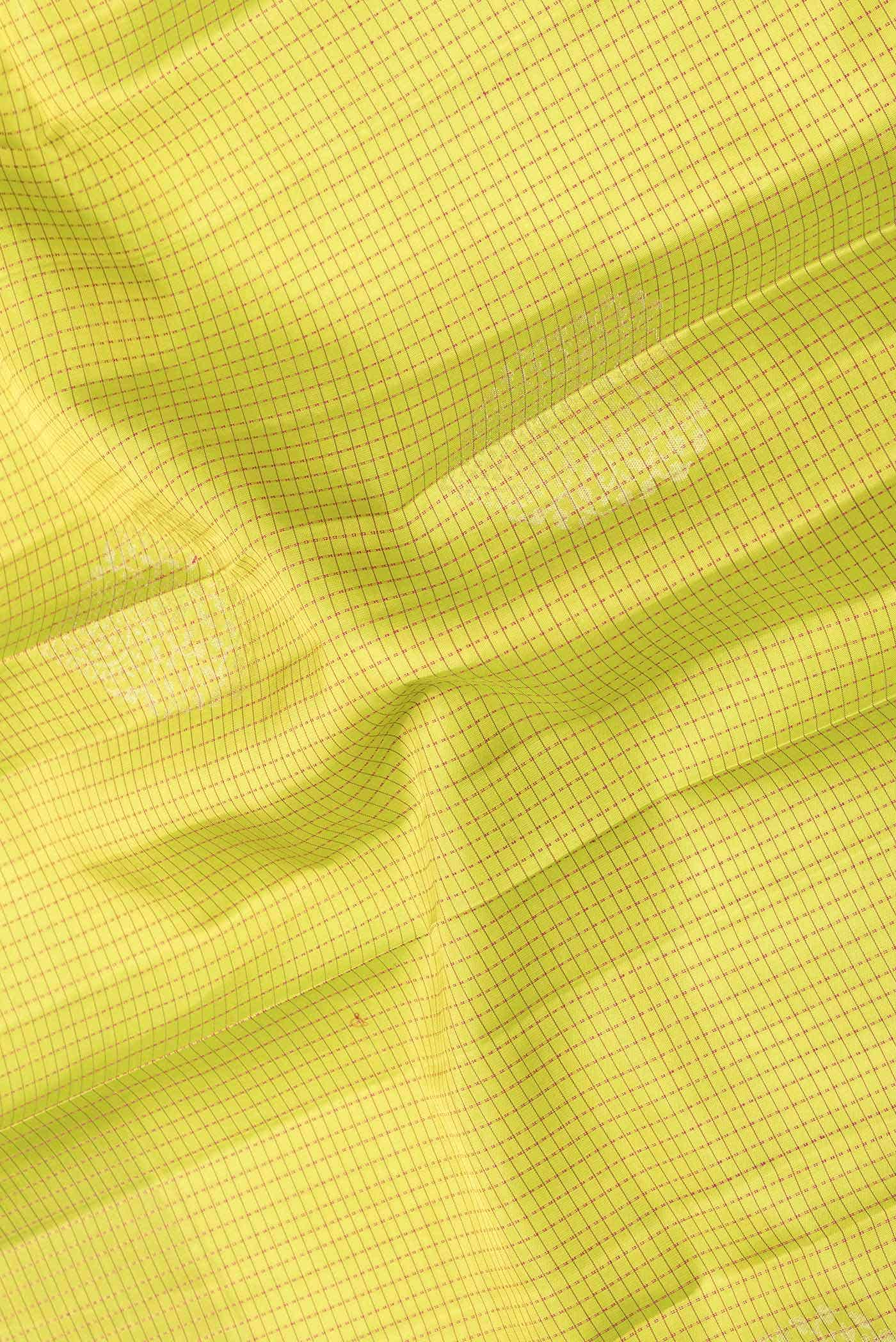 Parrot Green Dual Tone Soft Silk Saree