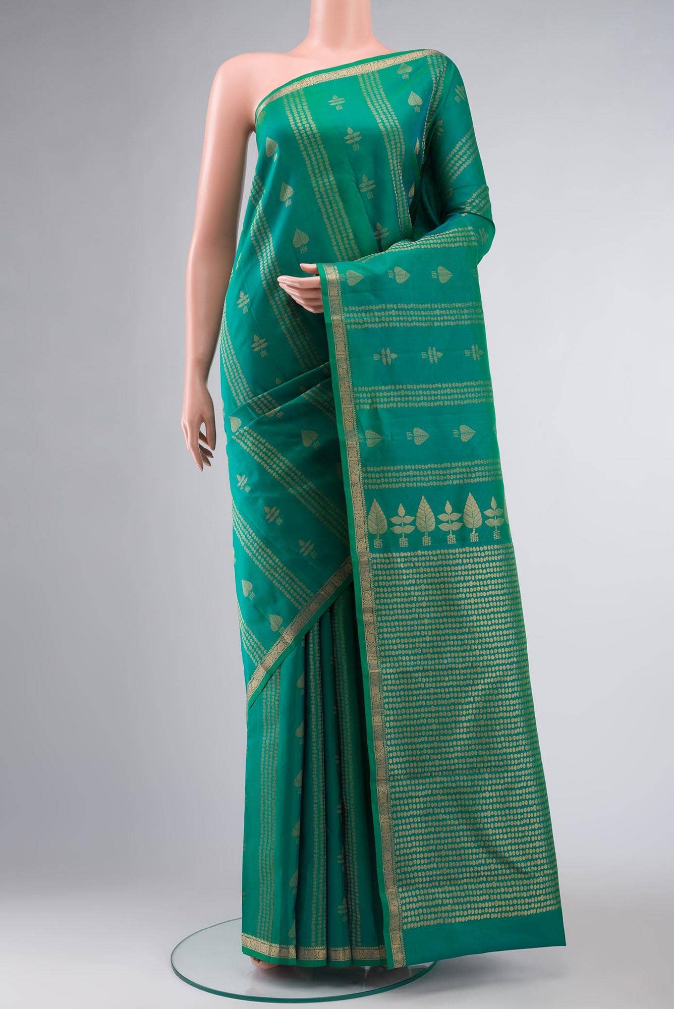 Green Kanchipuram Silk Saree