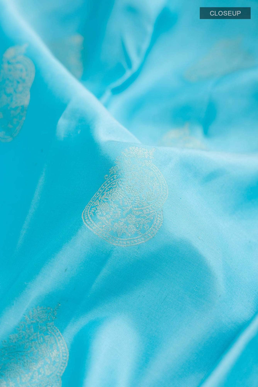 Blue Kanchipuram Silk Saree