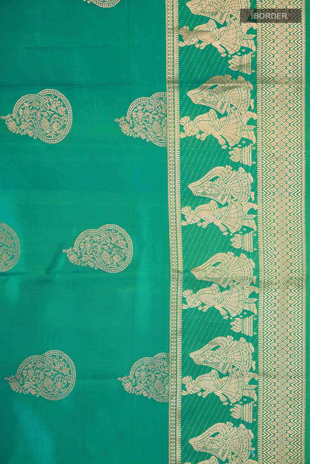 Blue Kanchipuram Silk Saree