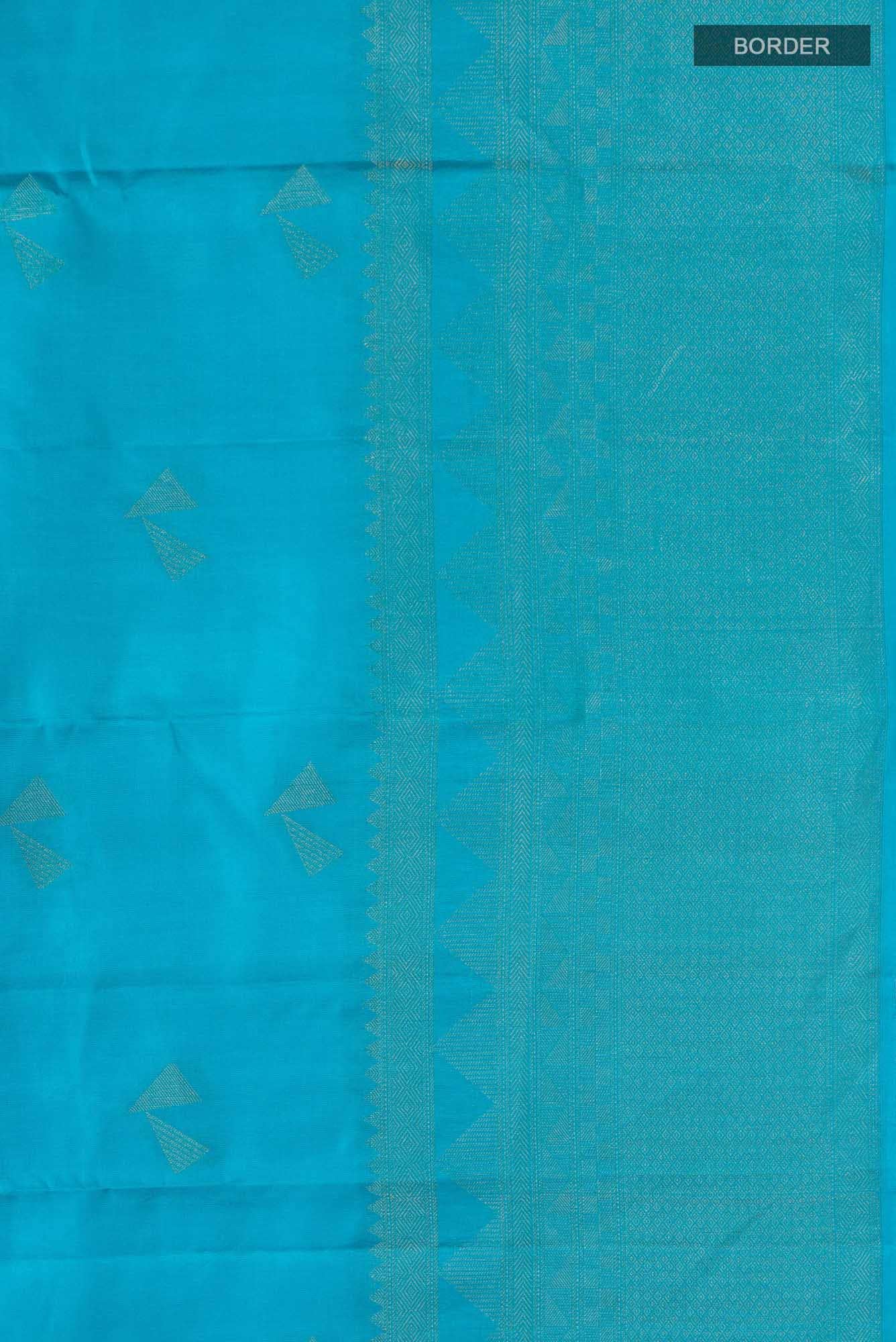 Blue Kanchipuram Silk Saree