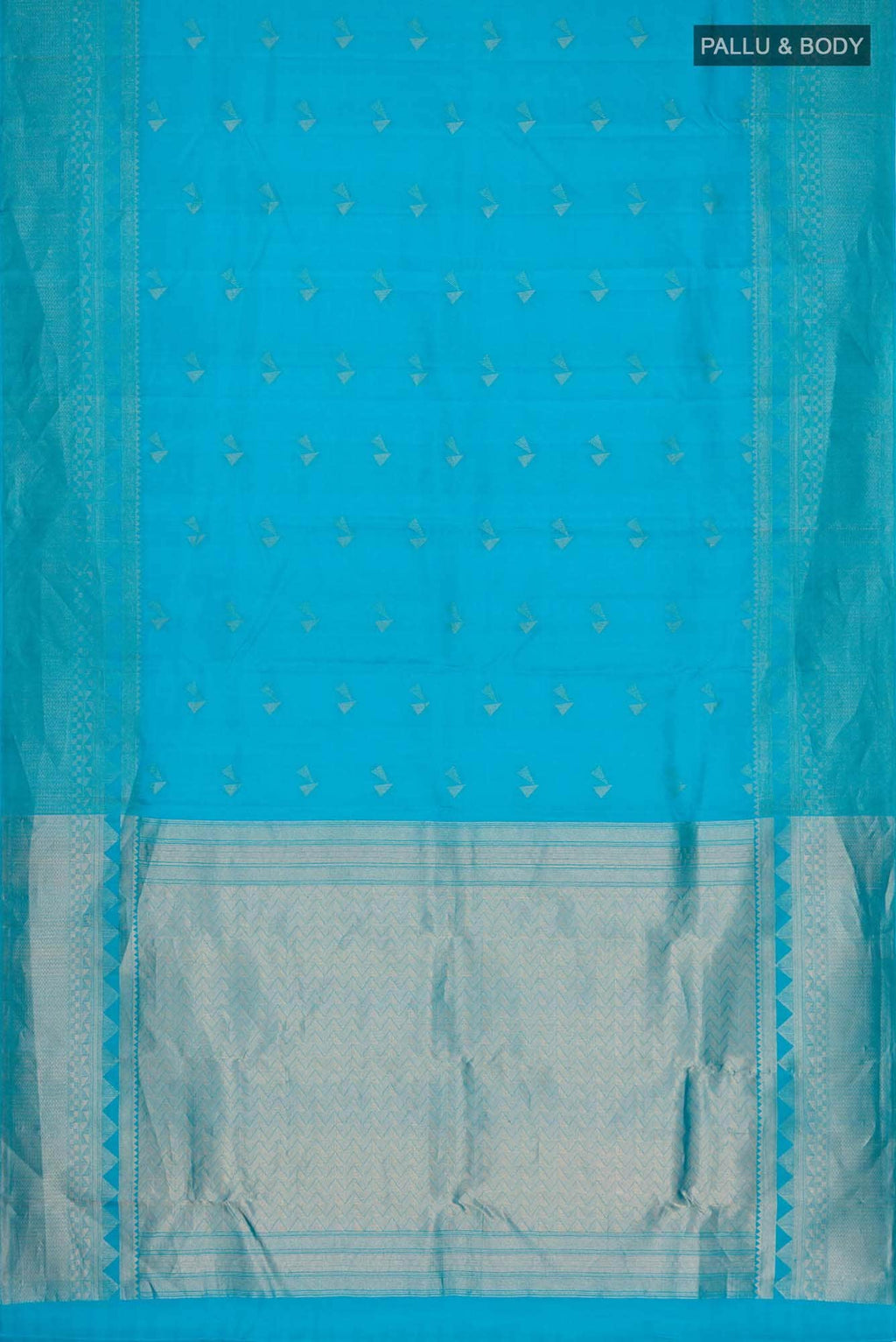 Blue Kanchipuram Silk Saree