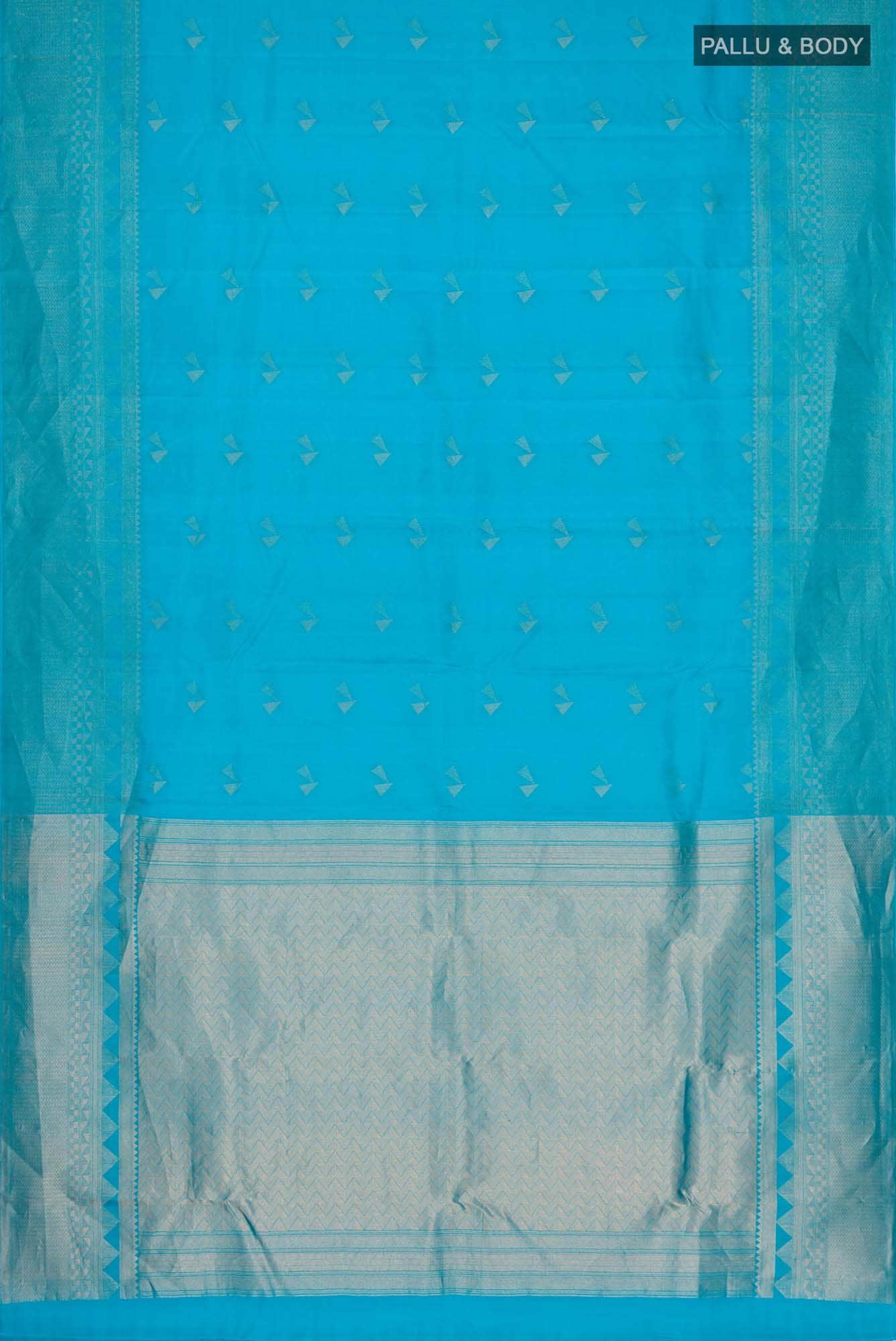 Blue Kanchipuram Silk Saree