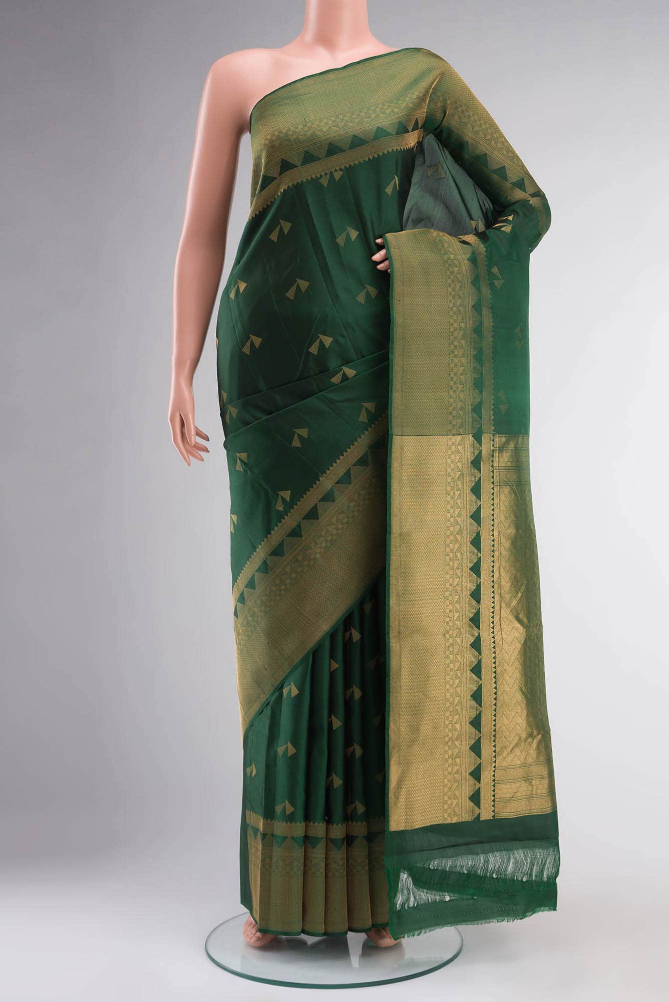 Green Kanchipuram Silk Saree