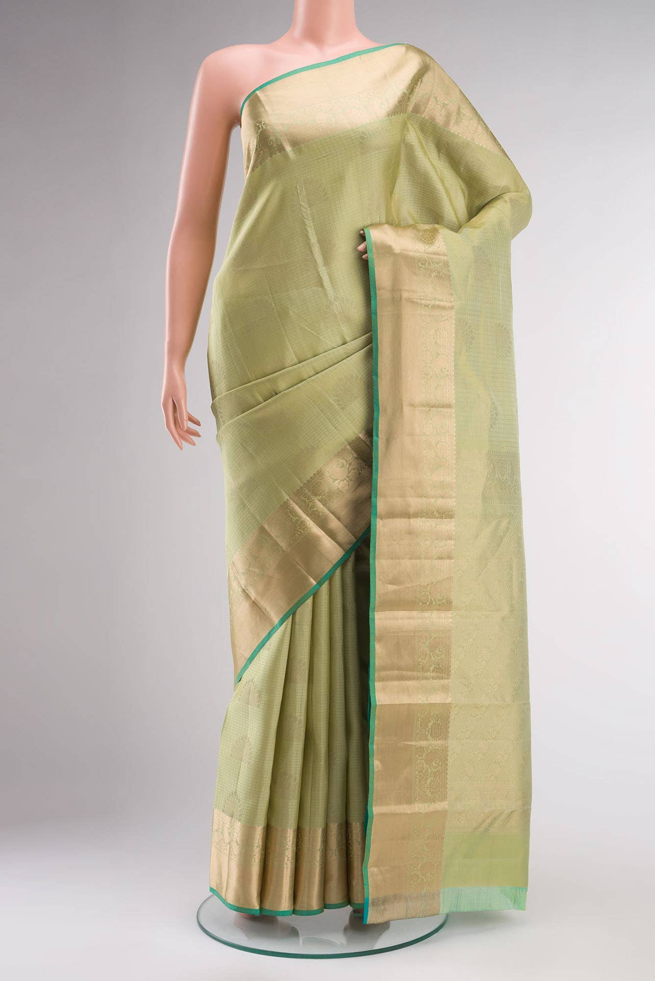 Green Kanchipuram Silk Saree