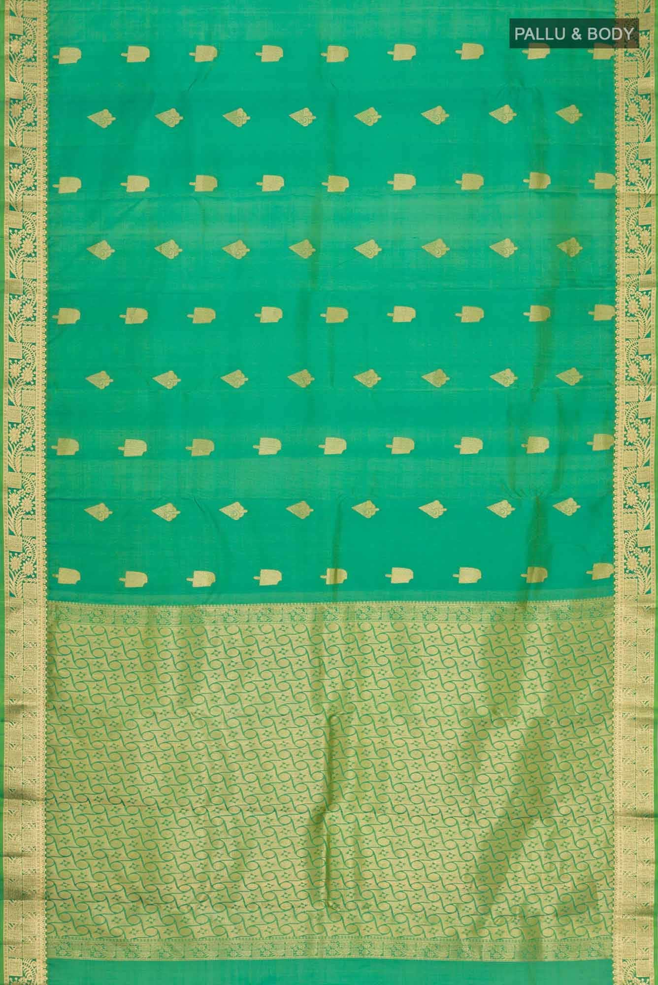 Green Kanchipuram Silk Saree