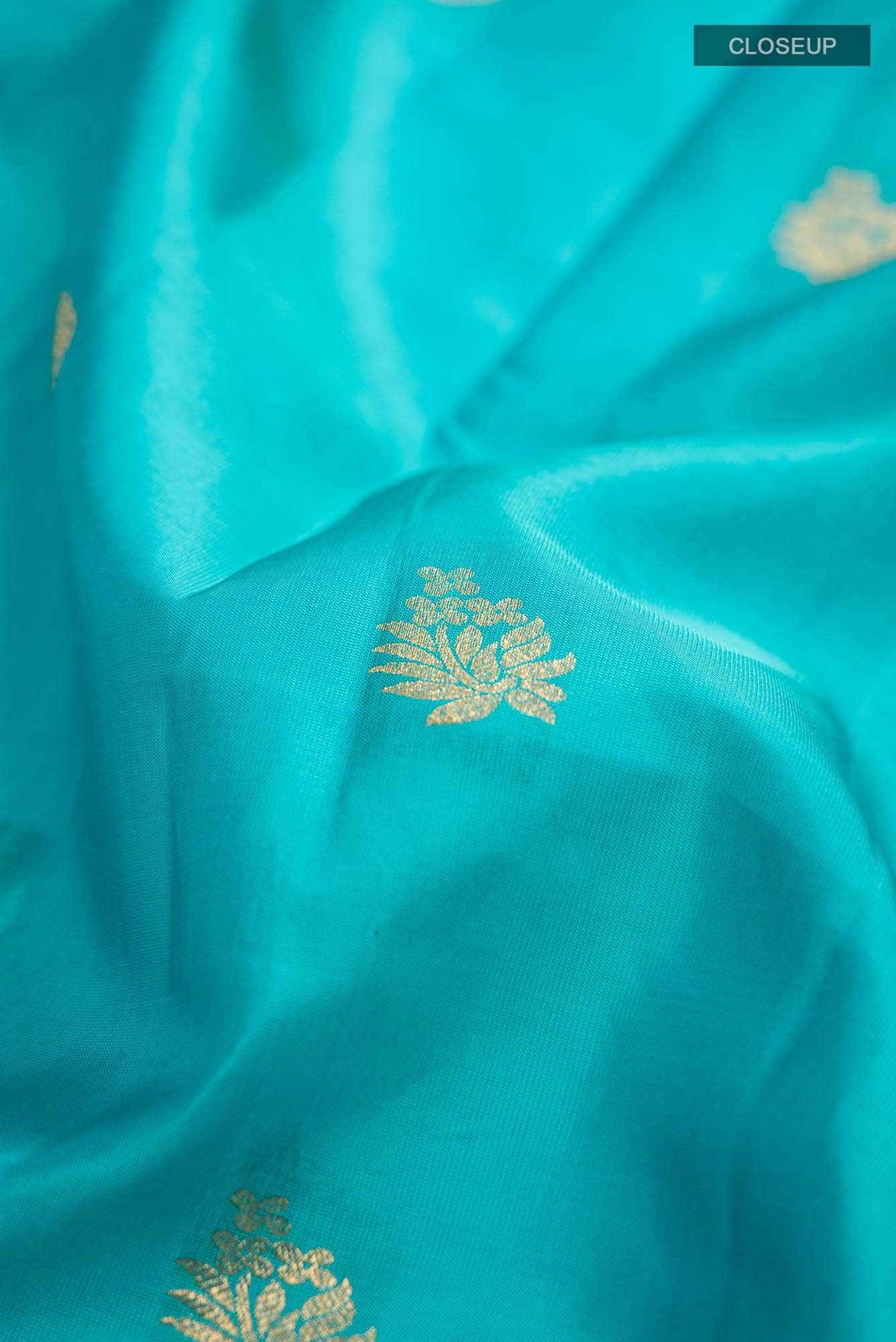 Blue Kanchipuram Silk Saree