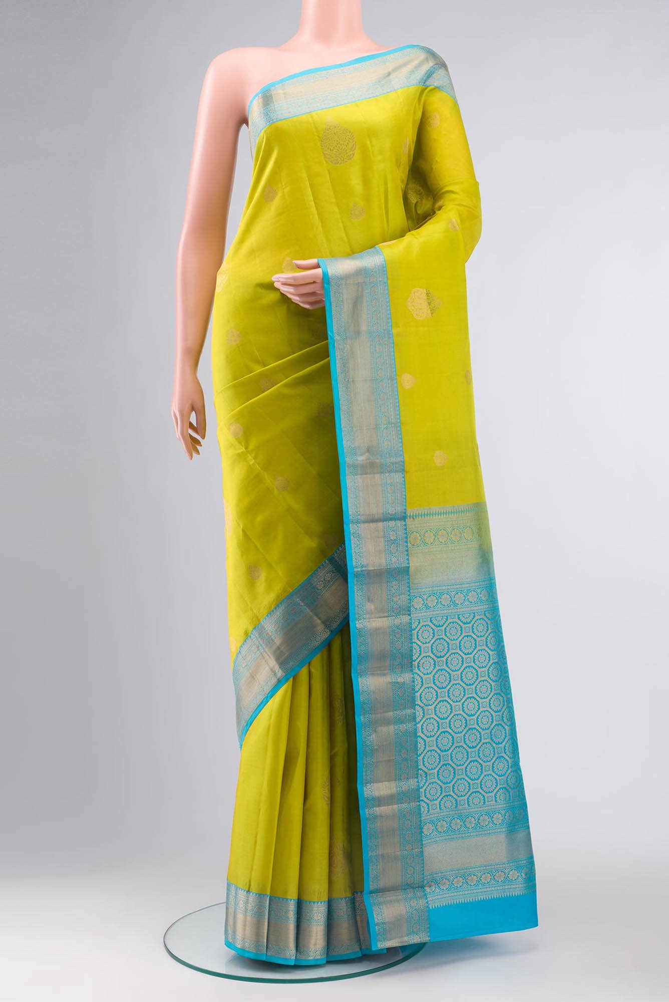 Green Kanchipuram Silk Saree