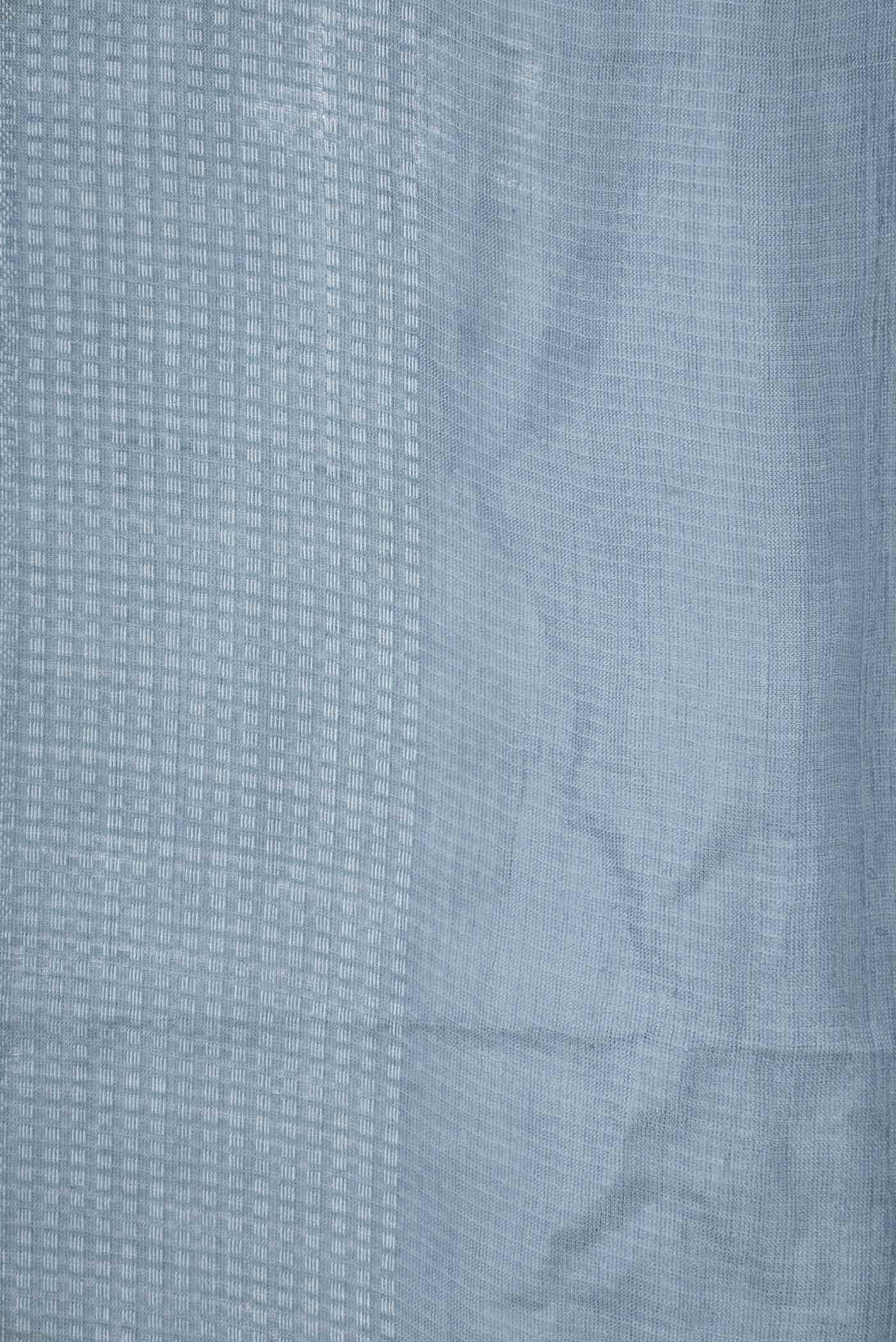 Davys Grey Tussar Silk Saree