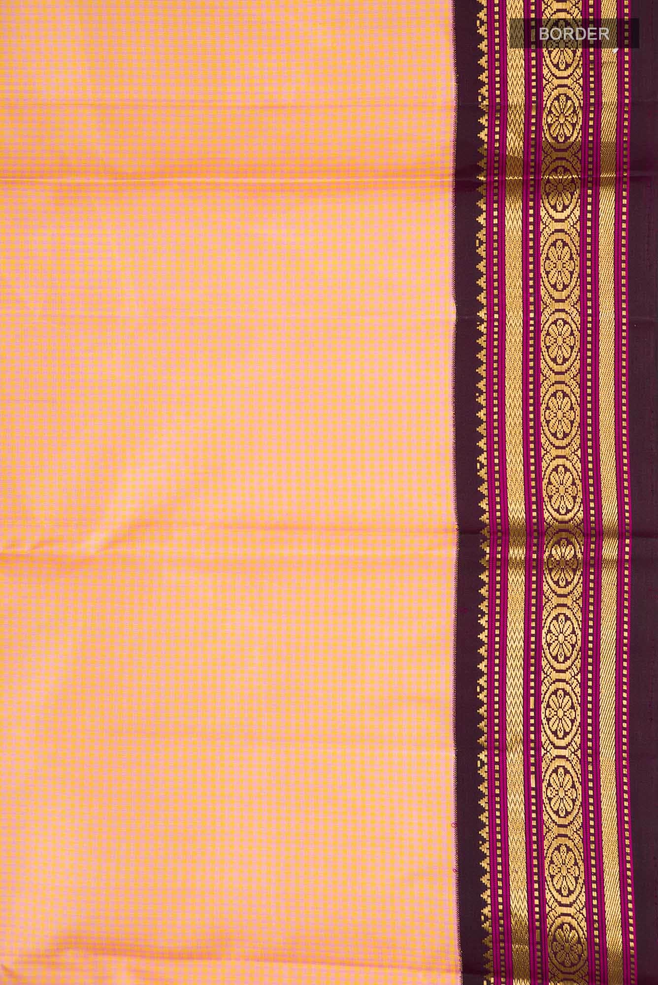 Pure Silk Pure Zari Multi Kanchipuram Saree