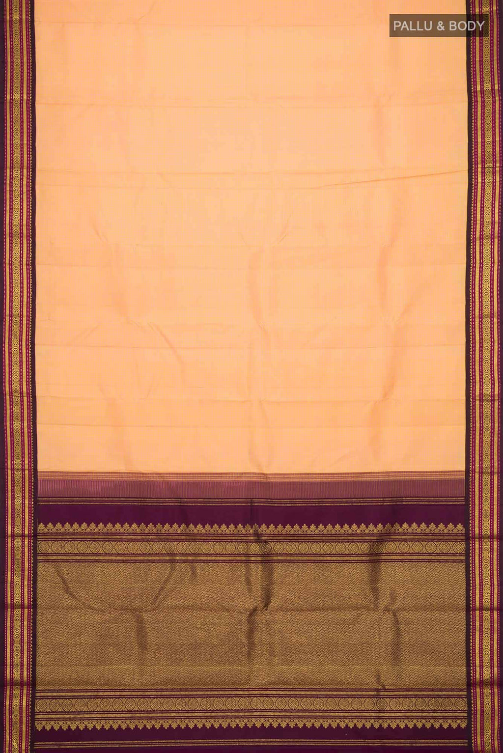 Pure Silk Pure Zari Multi Kanchipuram Saree