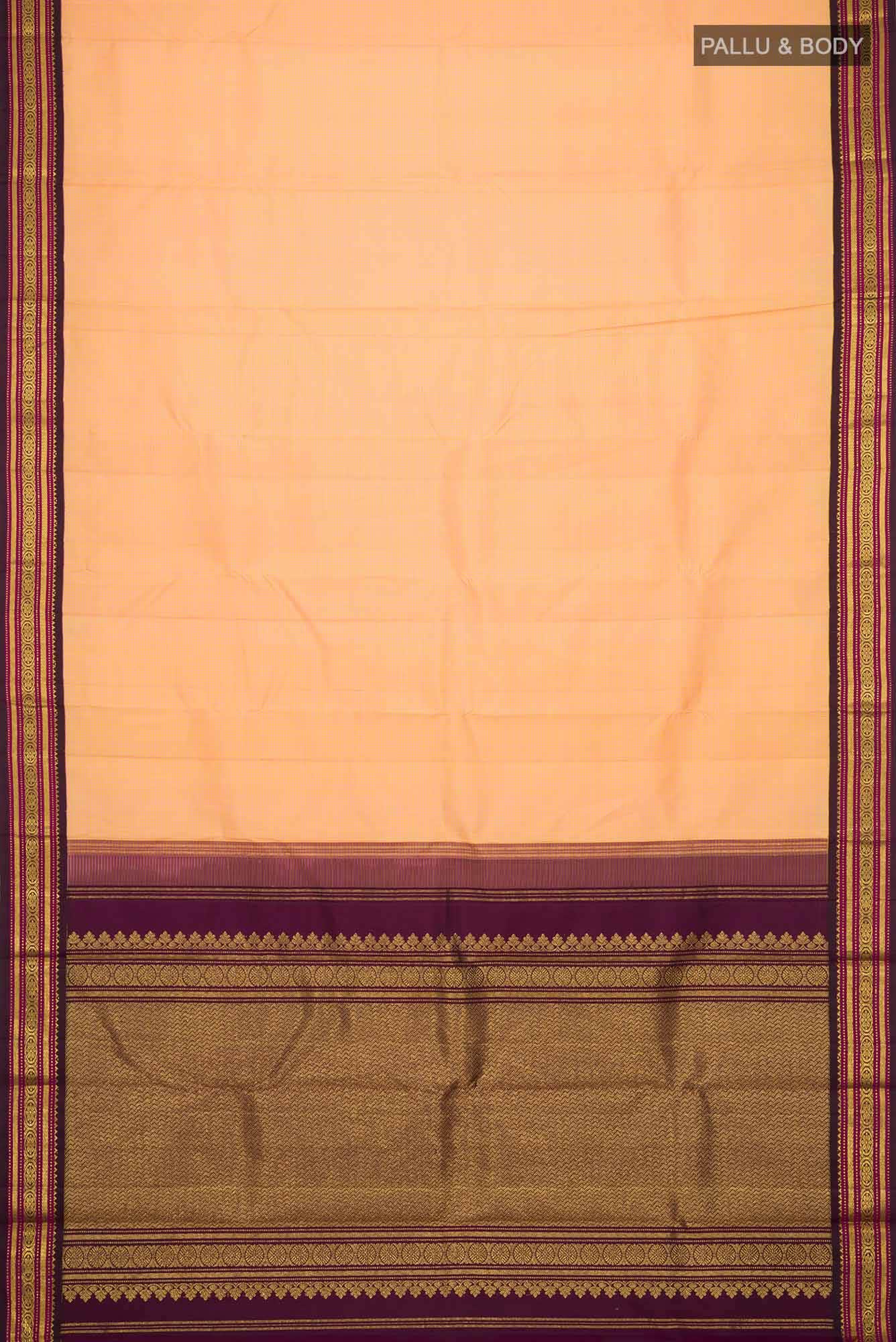 Pure Silk Pure Zari Multi Kanchipuram Saree