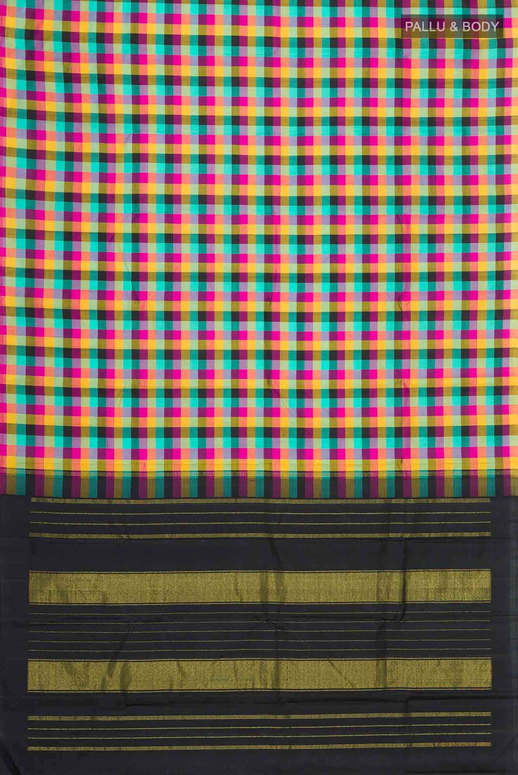 Multi Kanchipuram Silk Saree