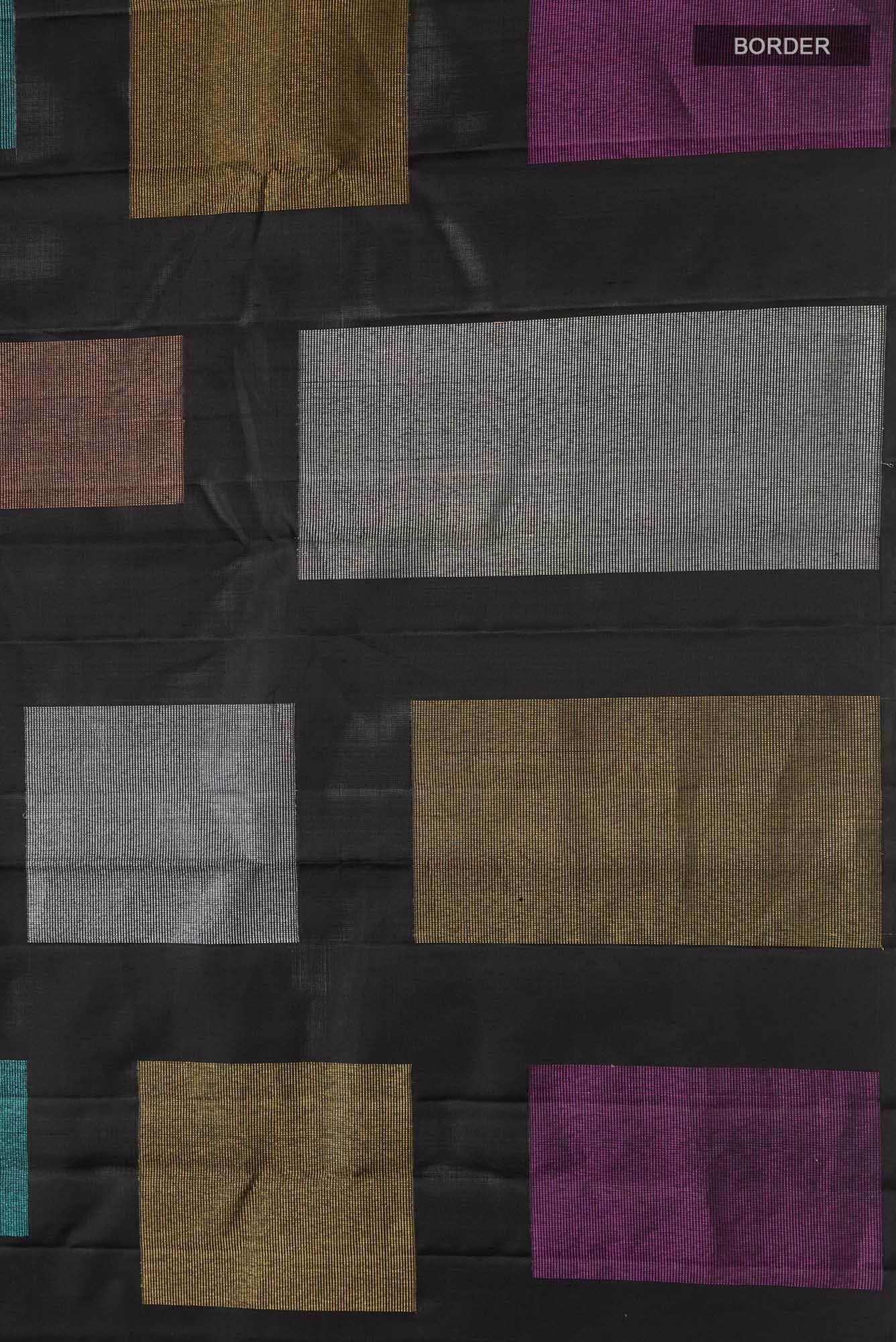 Black Kanchipuram Silk Saree