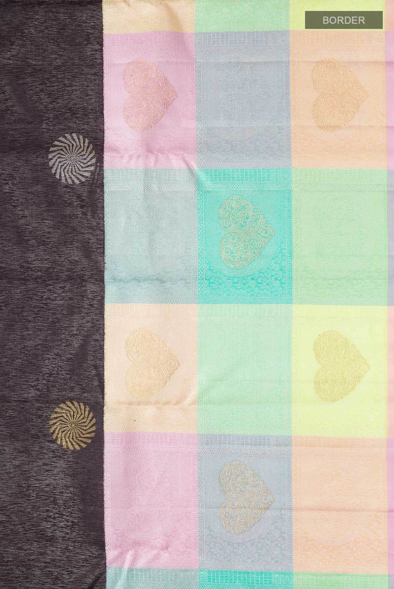 Purple Kanchipuram Silk Saree