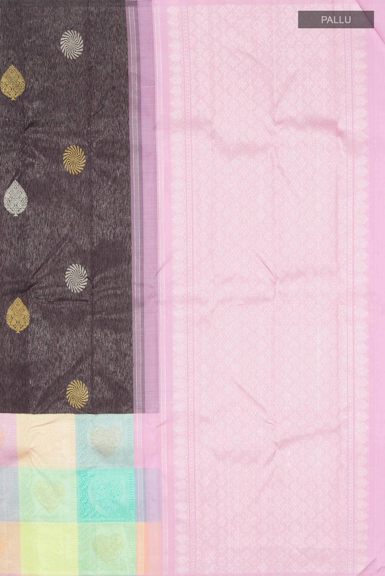 Purple Kanchipuram Silk Saree