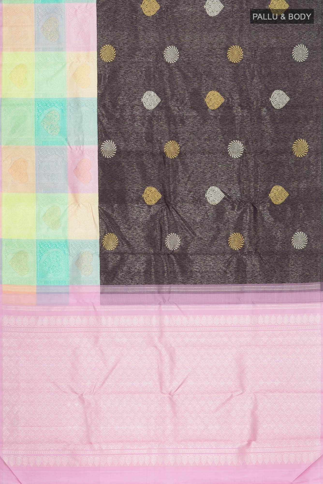 Purple Kanchipuram Silk Saree