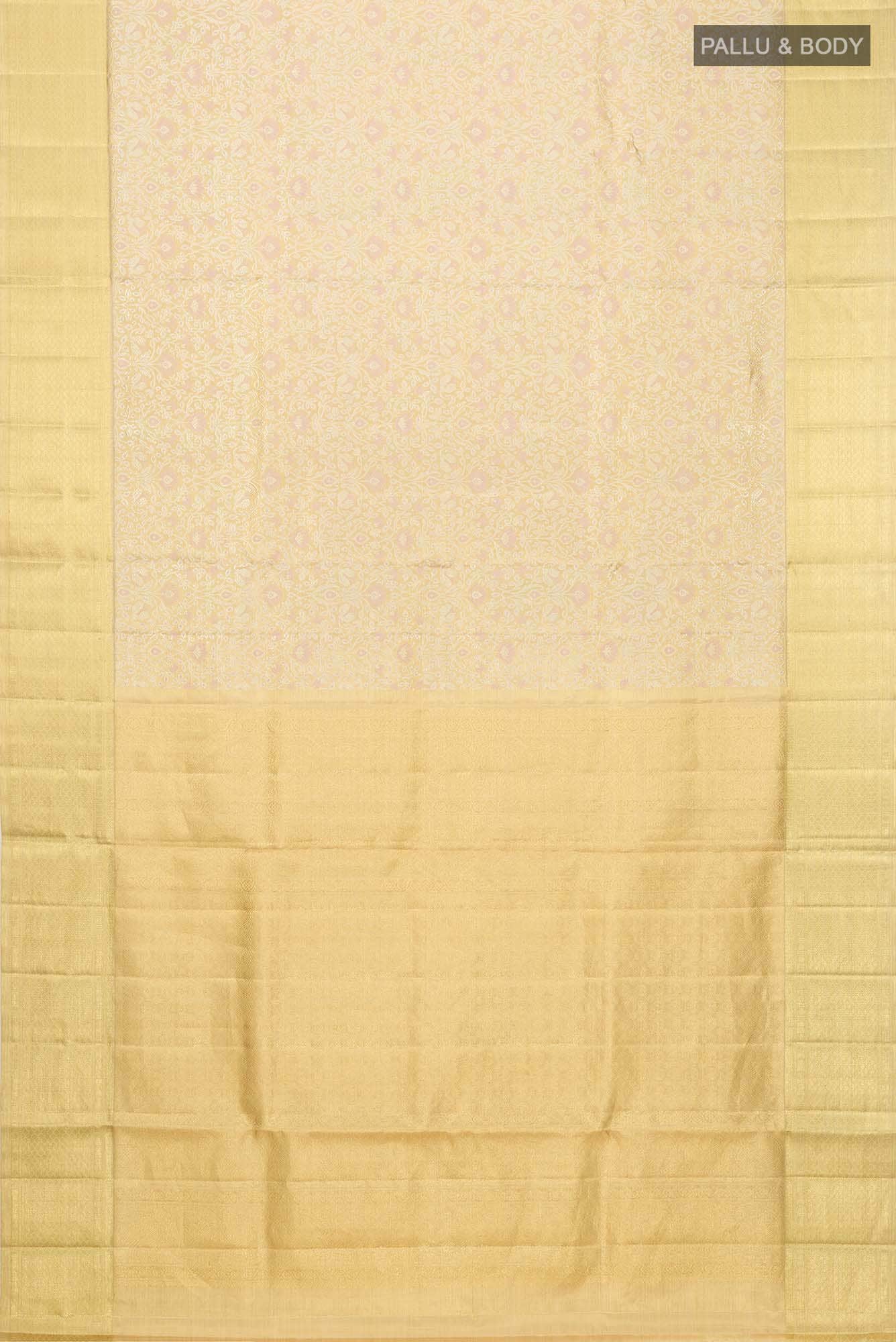 Gold Kanchipuram Tissue Silk Saree