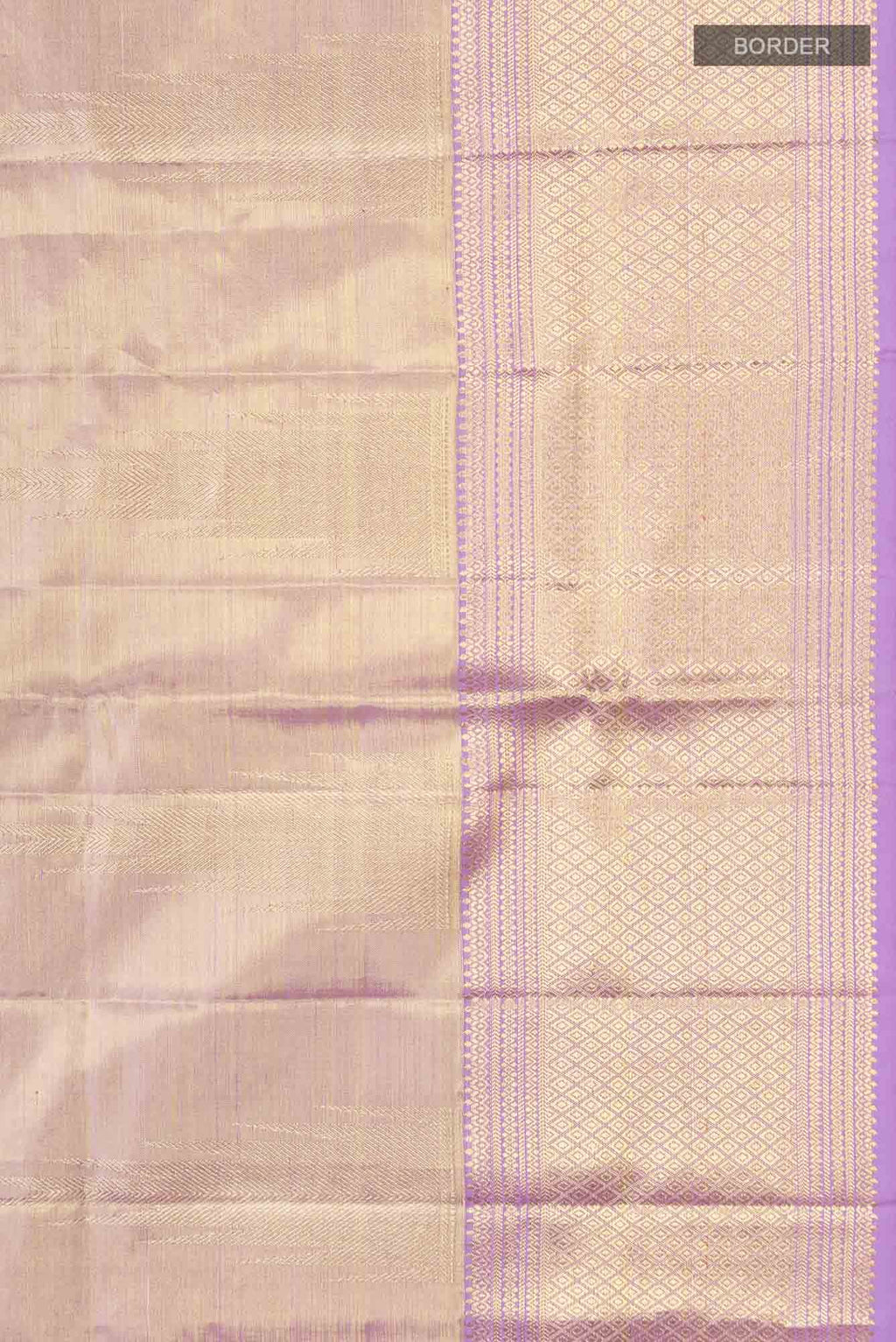 Lavender Kanchipuram Tissue Silk Saree