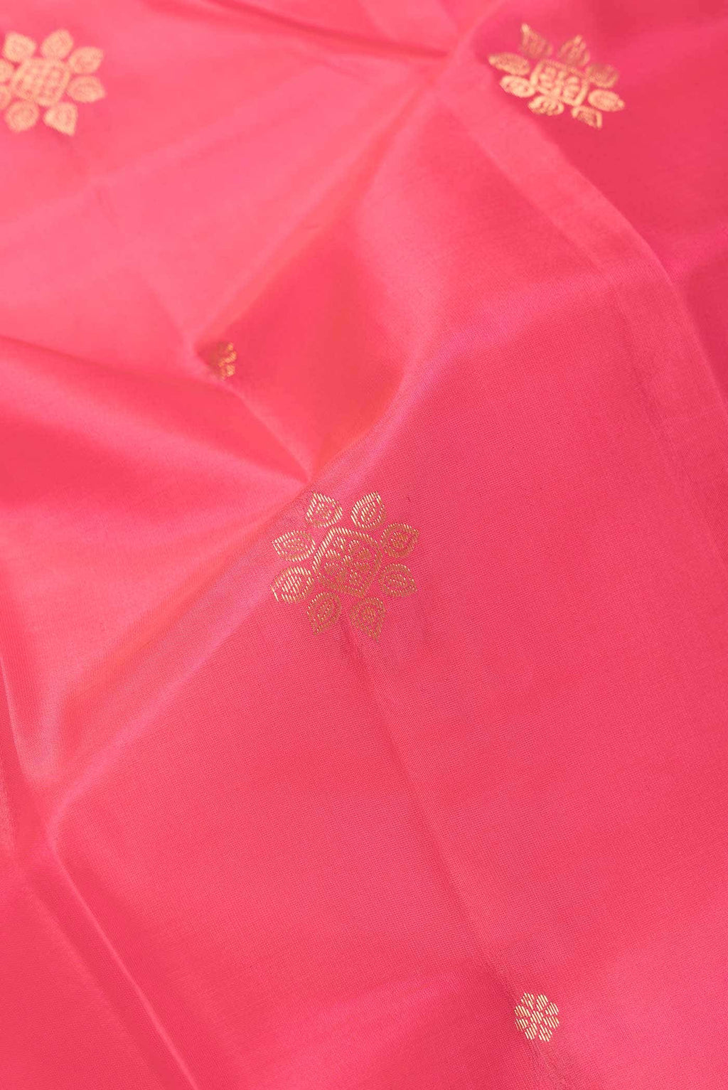 Pink Dual Tone Kanchipuram Silk Saree