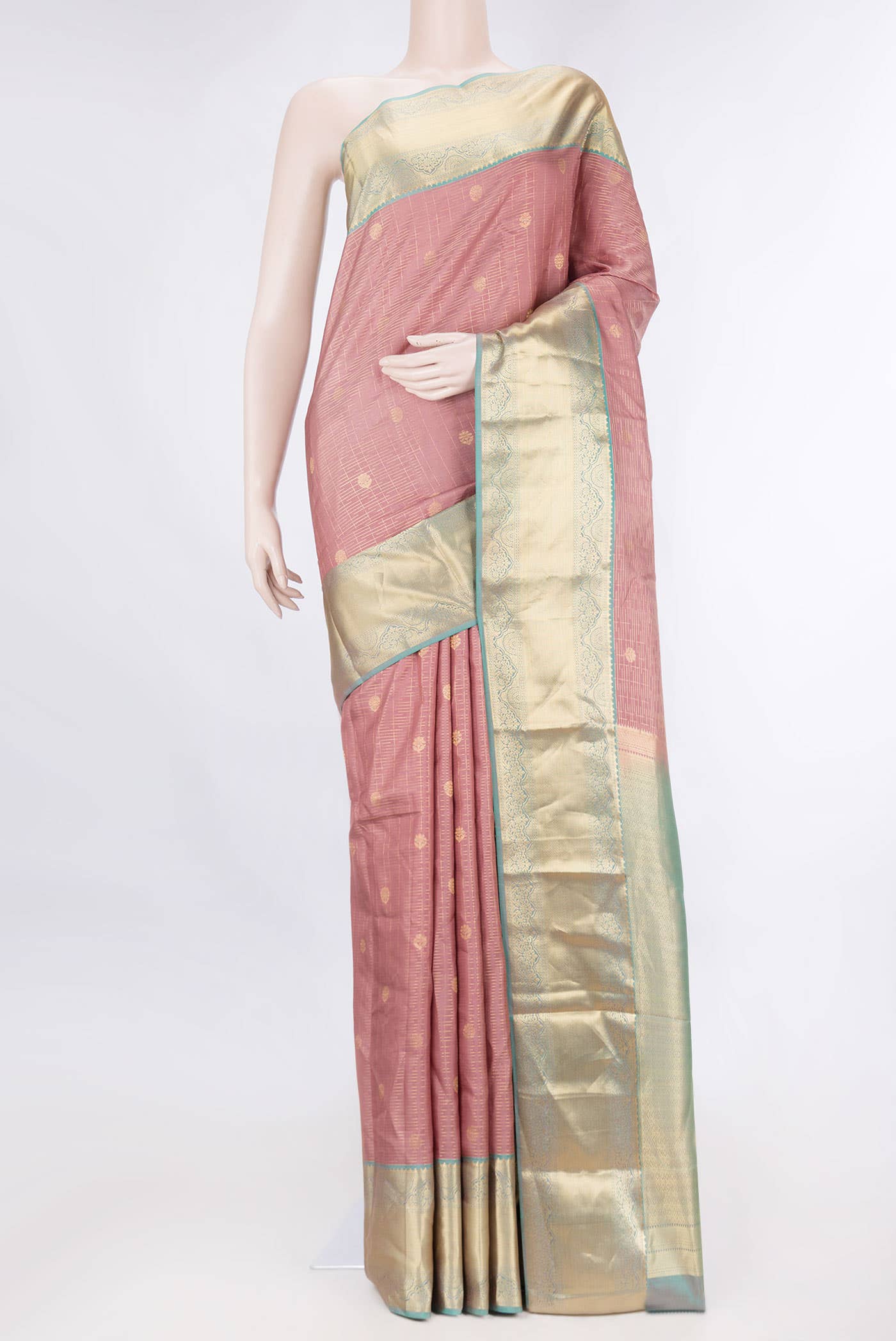 Mauve Dual Tone Soft Silk Saree