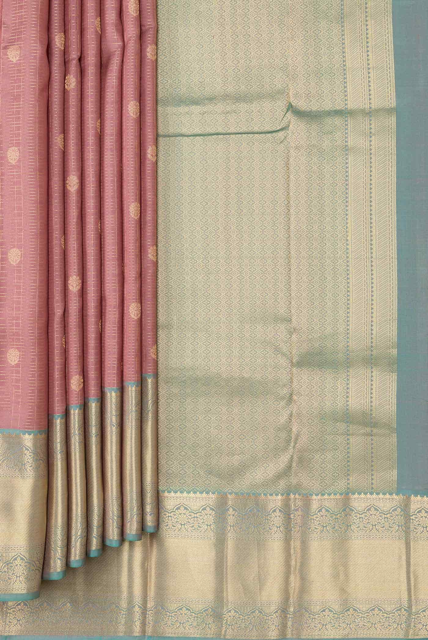 Mauve Dual Tone Soft Silk Saree