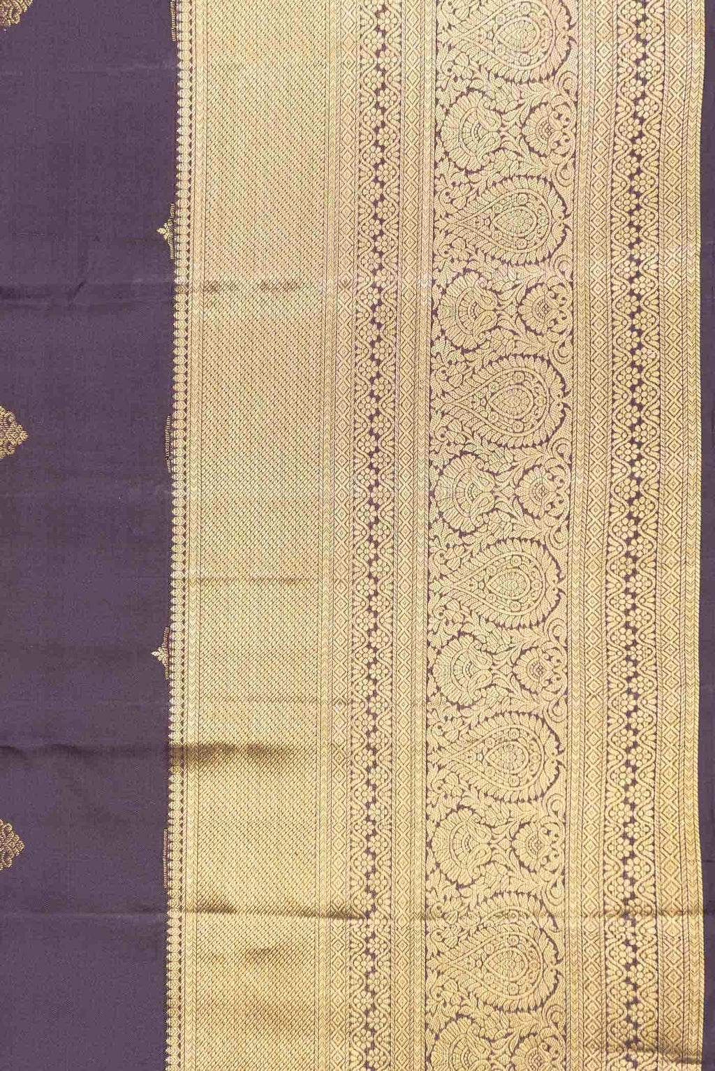 Burgundy Dual Tone Kanchipuram Silk Saree
