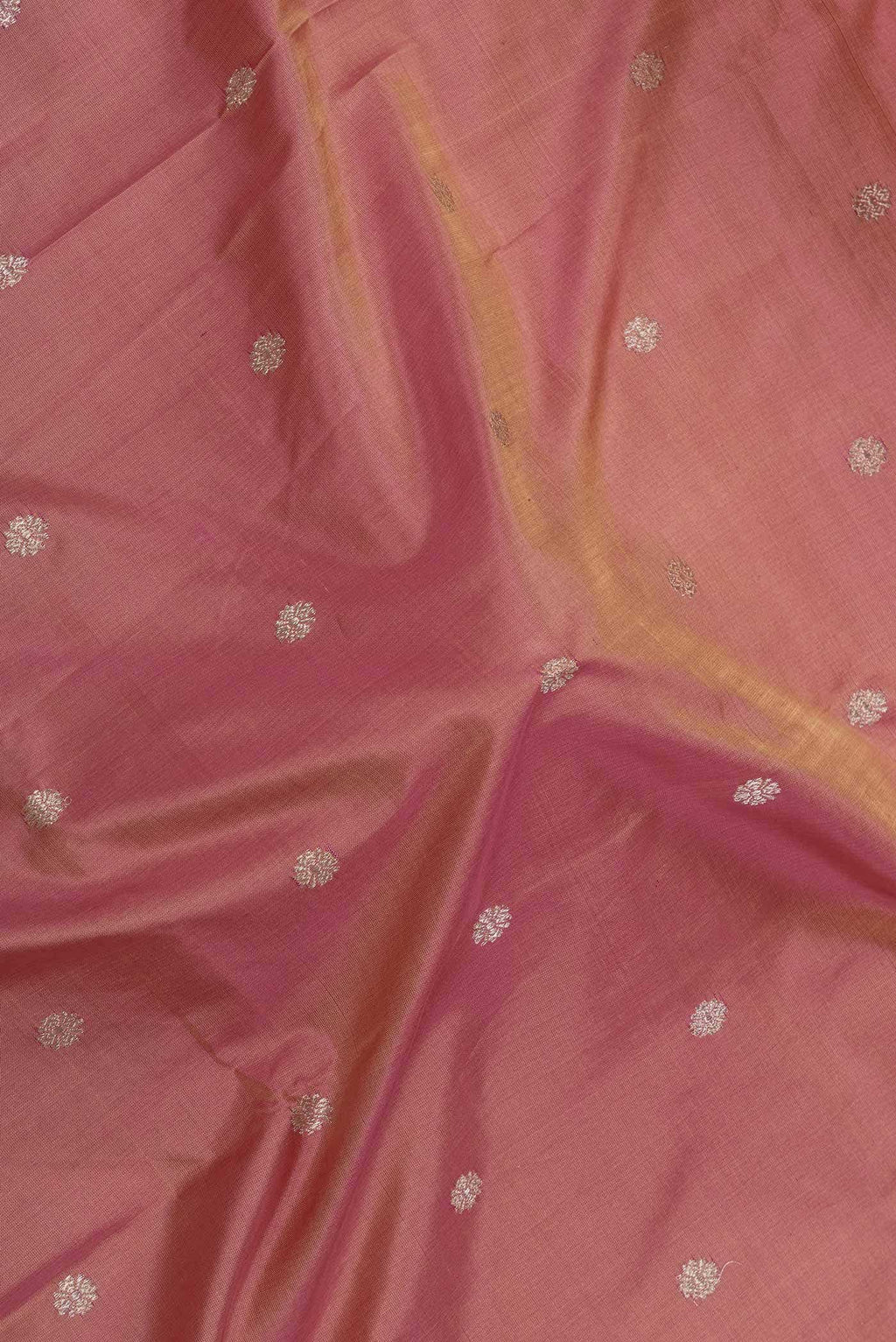 Pink Dual Tone Banarasi Silk Saree