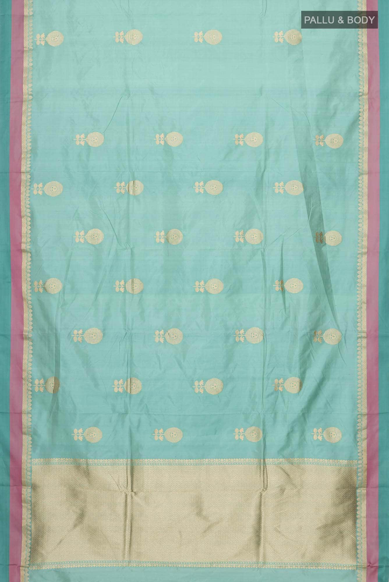 Green Banarasi Katan Silk Saree