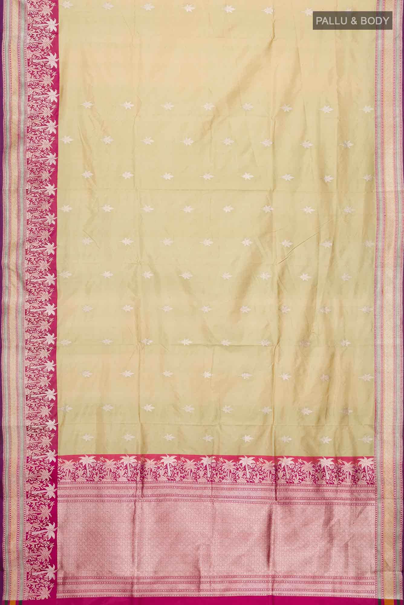Green Banarasi Katan Silk Saree