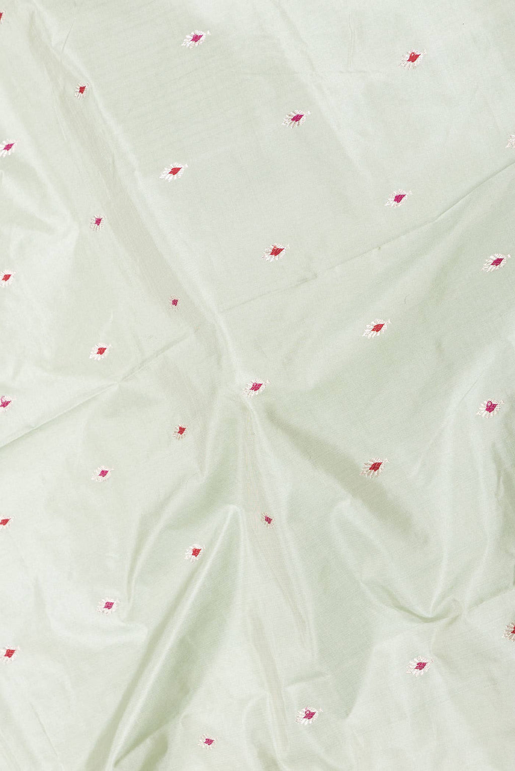 Light Green Dual Tone Banarasi Silk Saree
