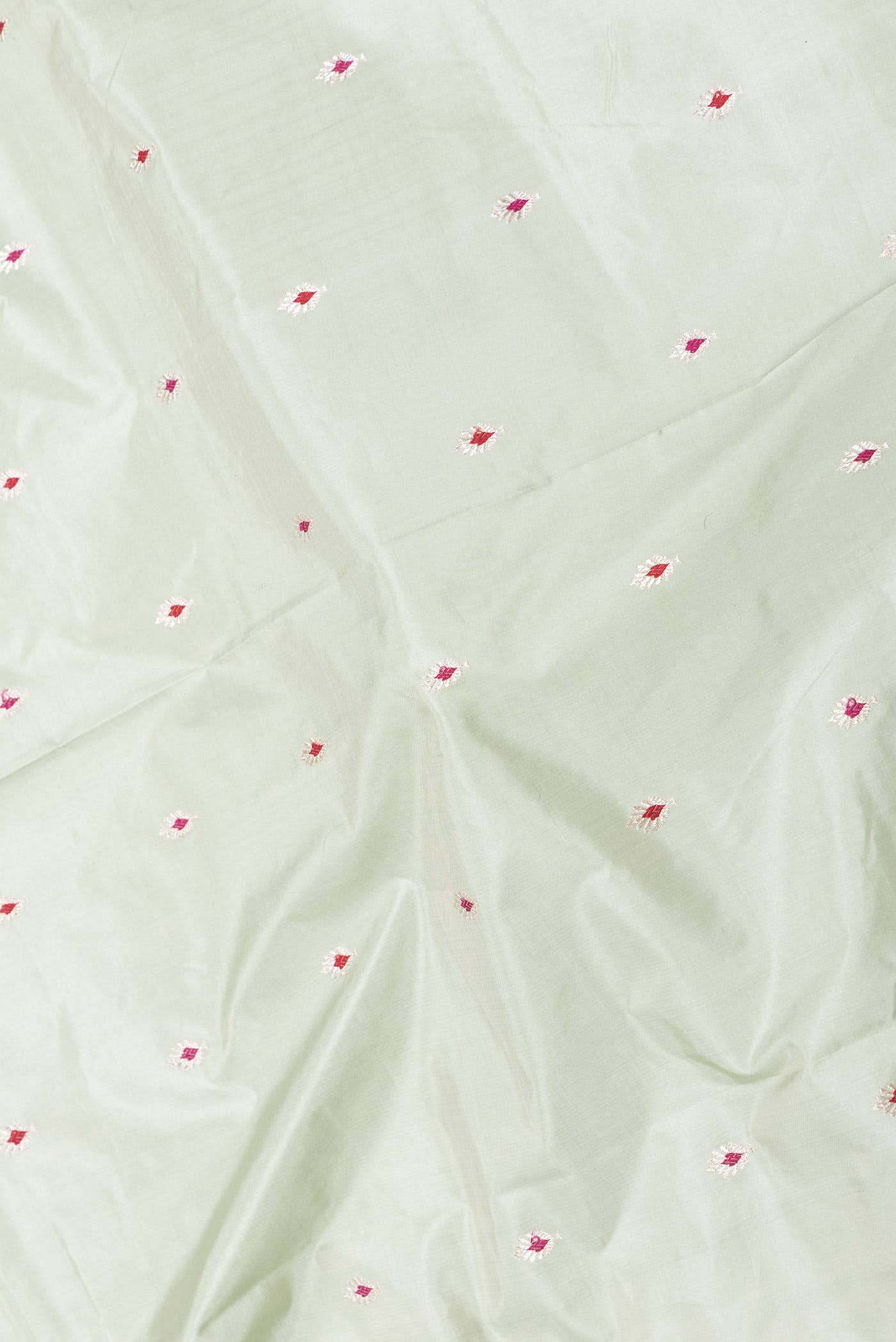 Light Green Dual Tone Banarasi Silk Saree