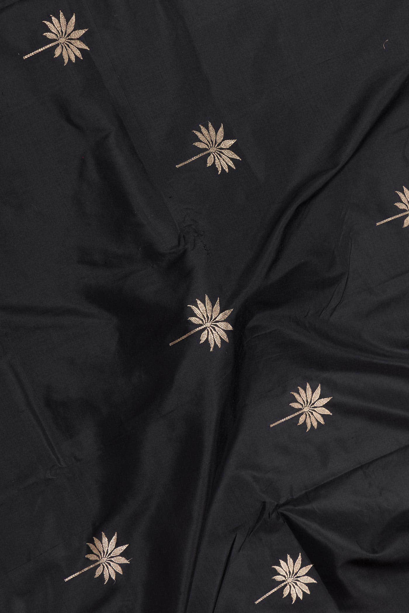 Black Dual Tone Banarasi Silk Saree