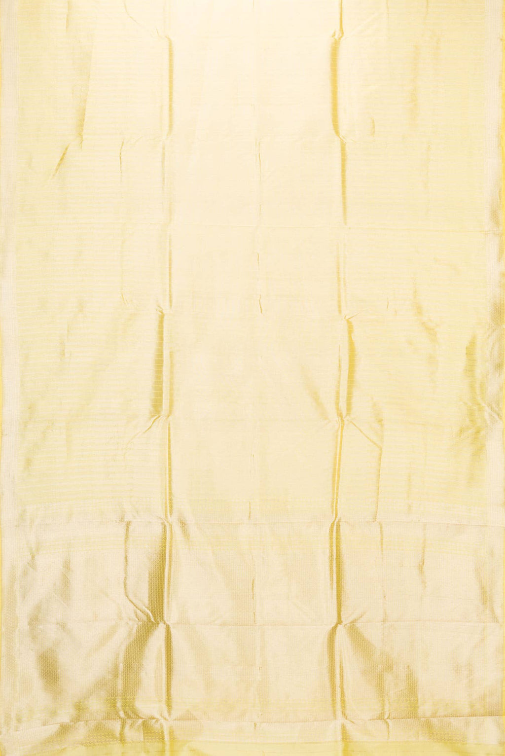 Yellow Dual Tone Banarasi Silk Saree
