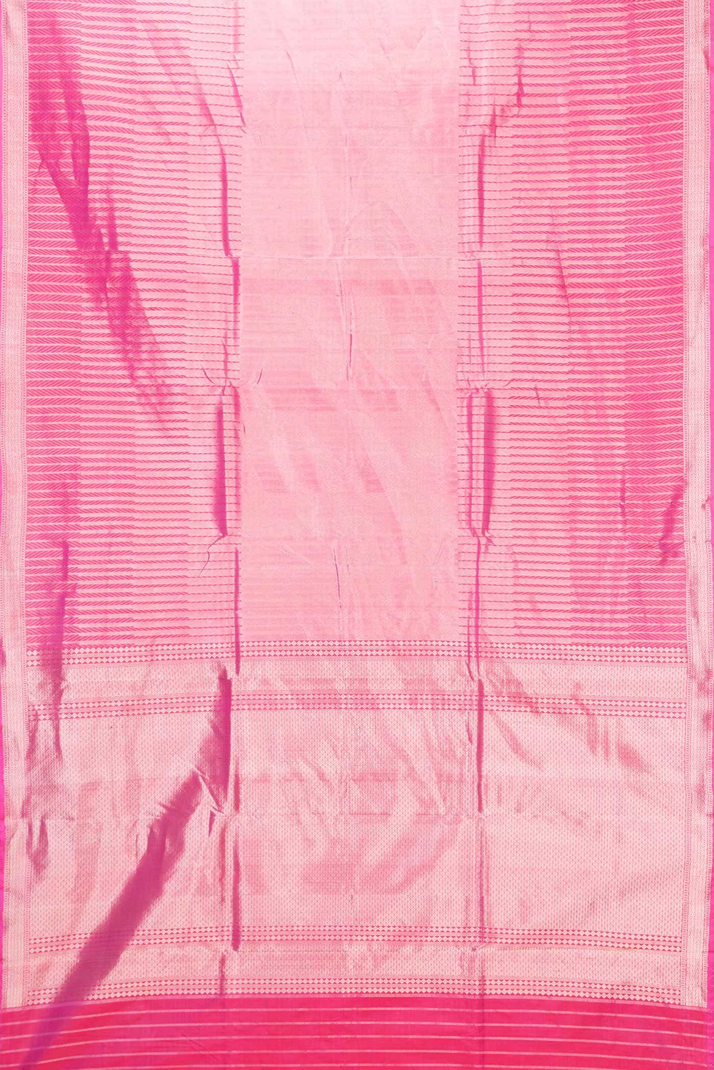 Pink Dual Tone Banarasi Silk Saree