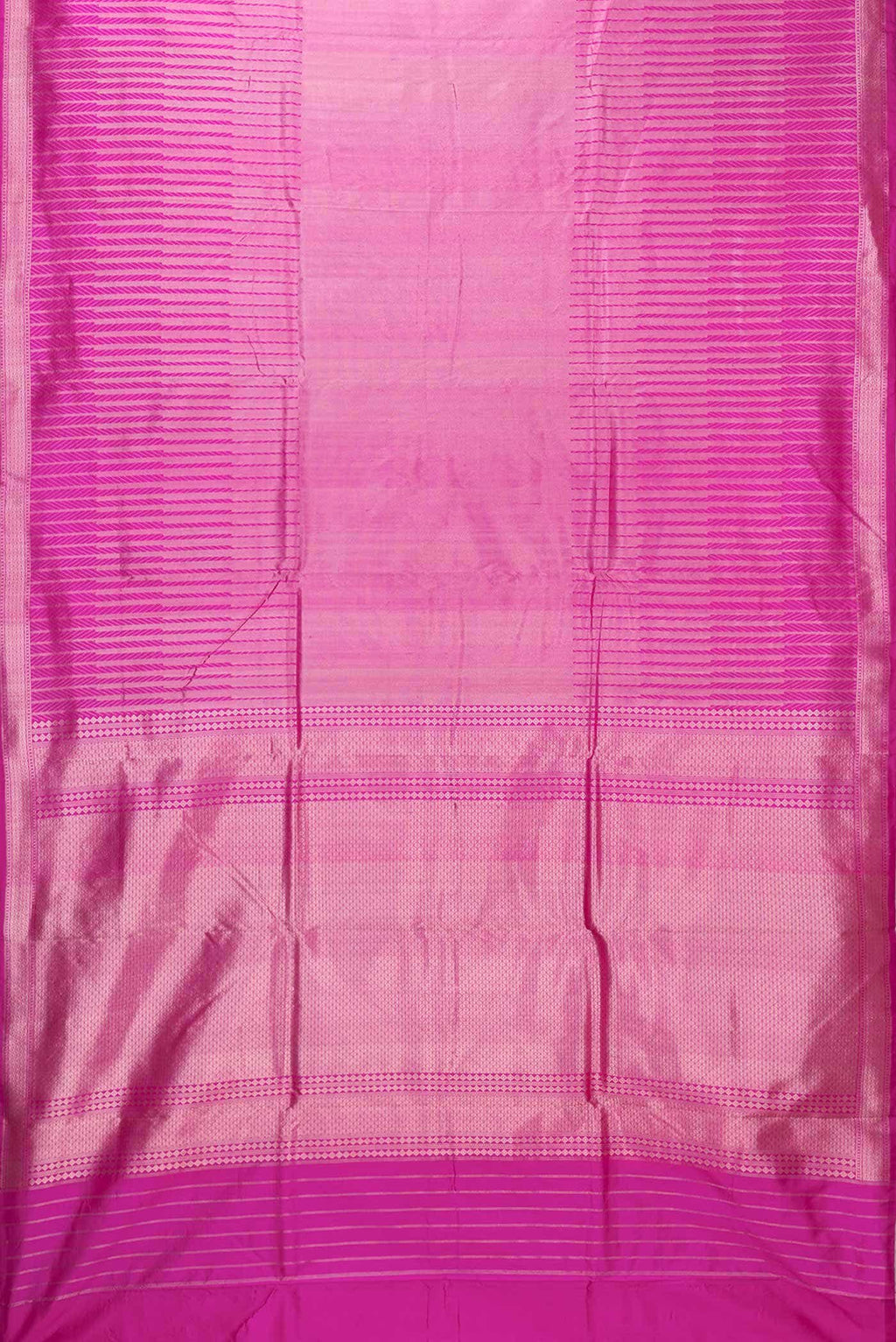 Pink Dual Tone Banarasi Silk Saree