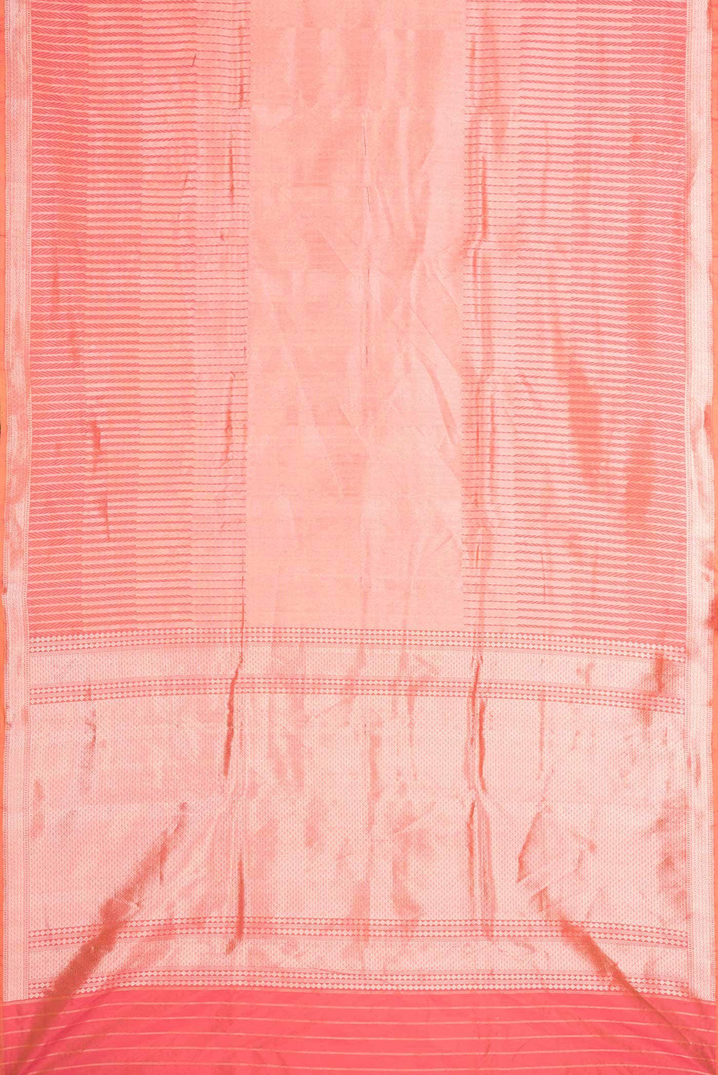 Orange Dual Tone Banarasi Silk Saree