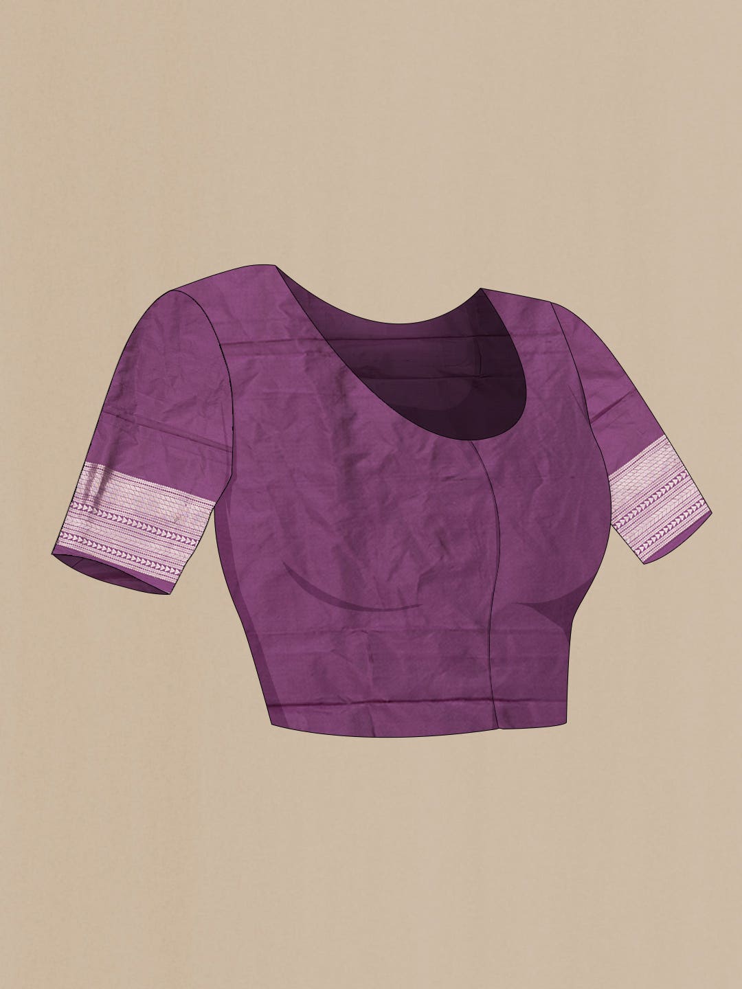 Purple Dual Tone Banarasi Silk Saree