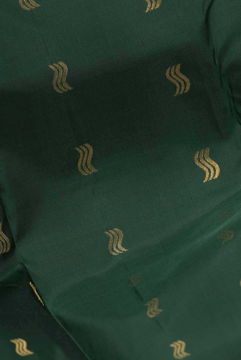 Bottle Green Dual Tone Kanchipuram Silk Saree